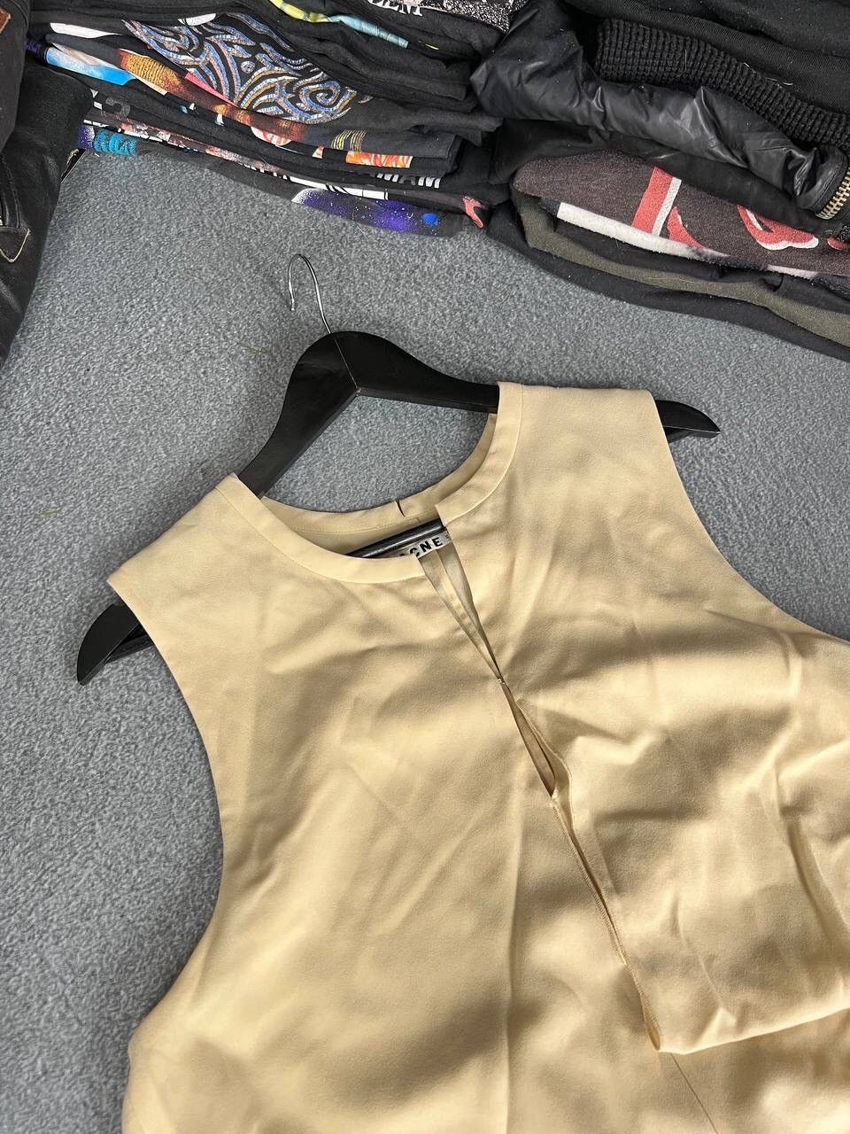 Acne Studios Acne Studios 00s Yellow Womens Avant Garde Blouse Size XS / US 0-2 / IT 36-38 - 2 Thumbnail