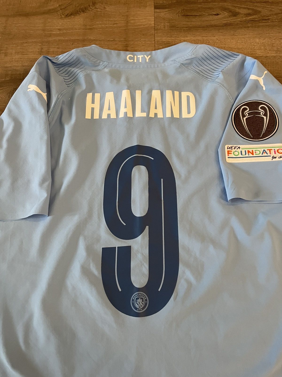 Puma MANCHESTER CITY 2023-2024 Haaland Home Jersey Size US M / EU 48-50 / 2 - 4 Thumbnail
