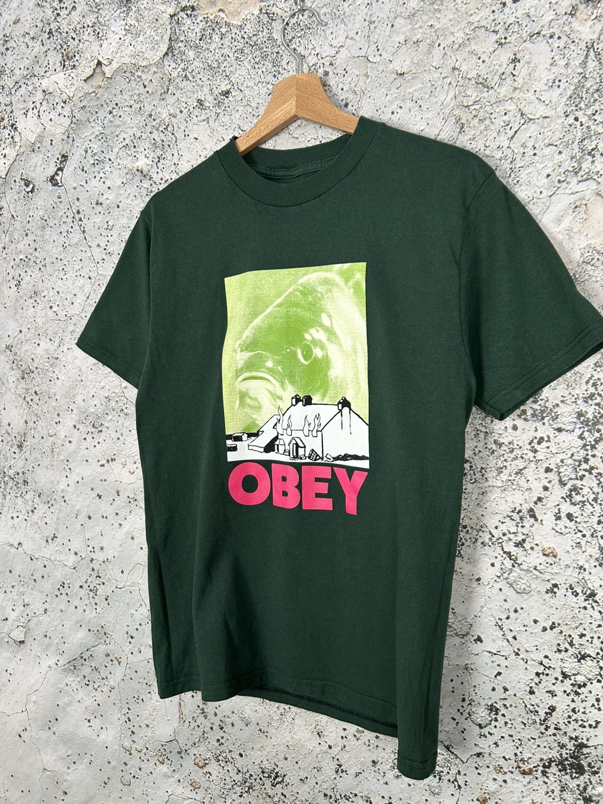 Obey Obey Vintage Graphic Tee Rap Baggy Streetwear Hype Grunge Size US S / EU 44-46 / 1 - 2 Thumbnail