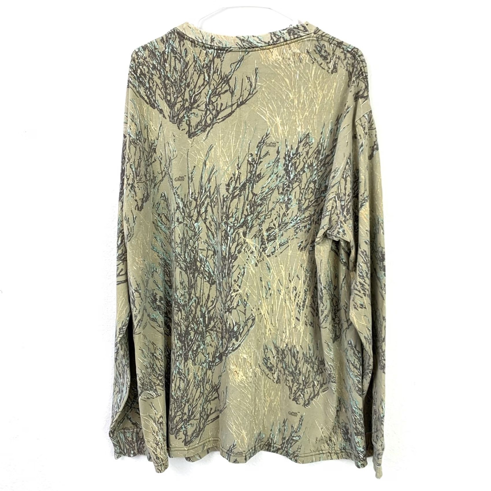 Vintage Ghost Series Camouflage T-Shirt Prairie Grass Montana Camo Camoflauge Long Sleeve Mens XXL Shirt Pattern Camouflage Hunting Outdoor Size US XXL / EU 58 / 5 - 7 Thumbnail