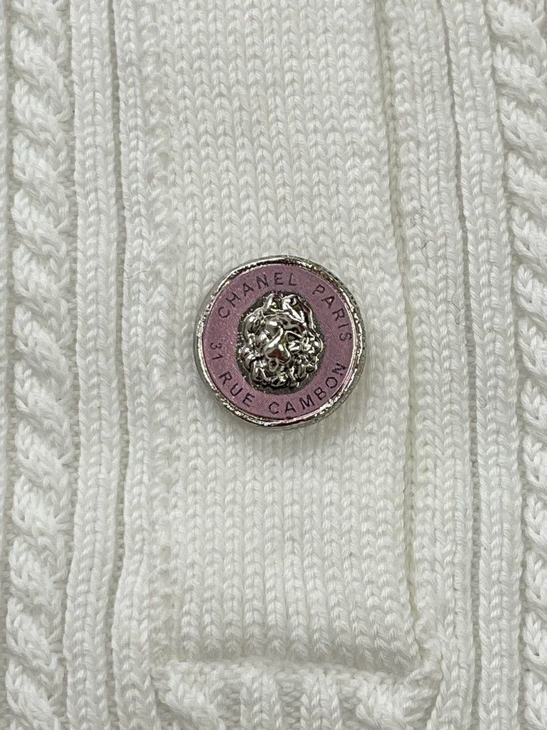 Chanel Chanel White knitted suspender vest Size XS / US 0-2 / IT 36-38 - 5 Thumbnail