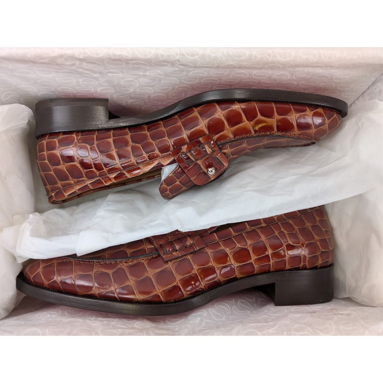Christian Louboutin o1rshd1 Chambelimoc Flat Shoes in Brown Size US 9.5 / EU 42-43 - 22 Thumbnail