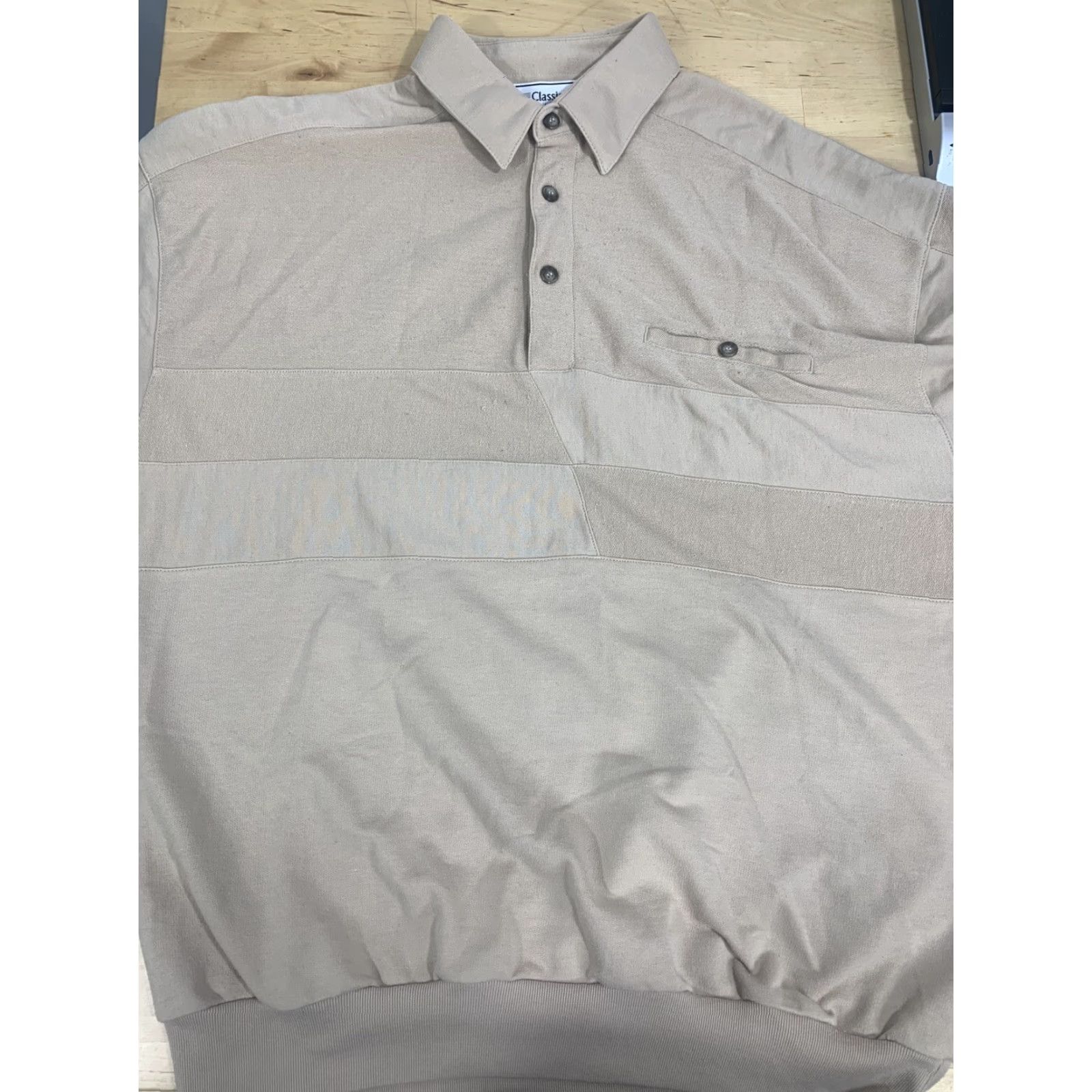 Vintage VINTAGE Classics By Palmland Brown L Collared Rugby Polo Golf Shirt Mens L Brown 1990s Decade Grunge Polo Shirt Size US L / EU 52-54 / 3 - 5 Thumbnail