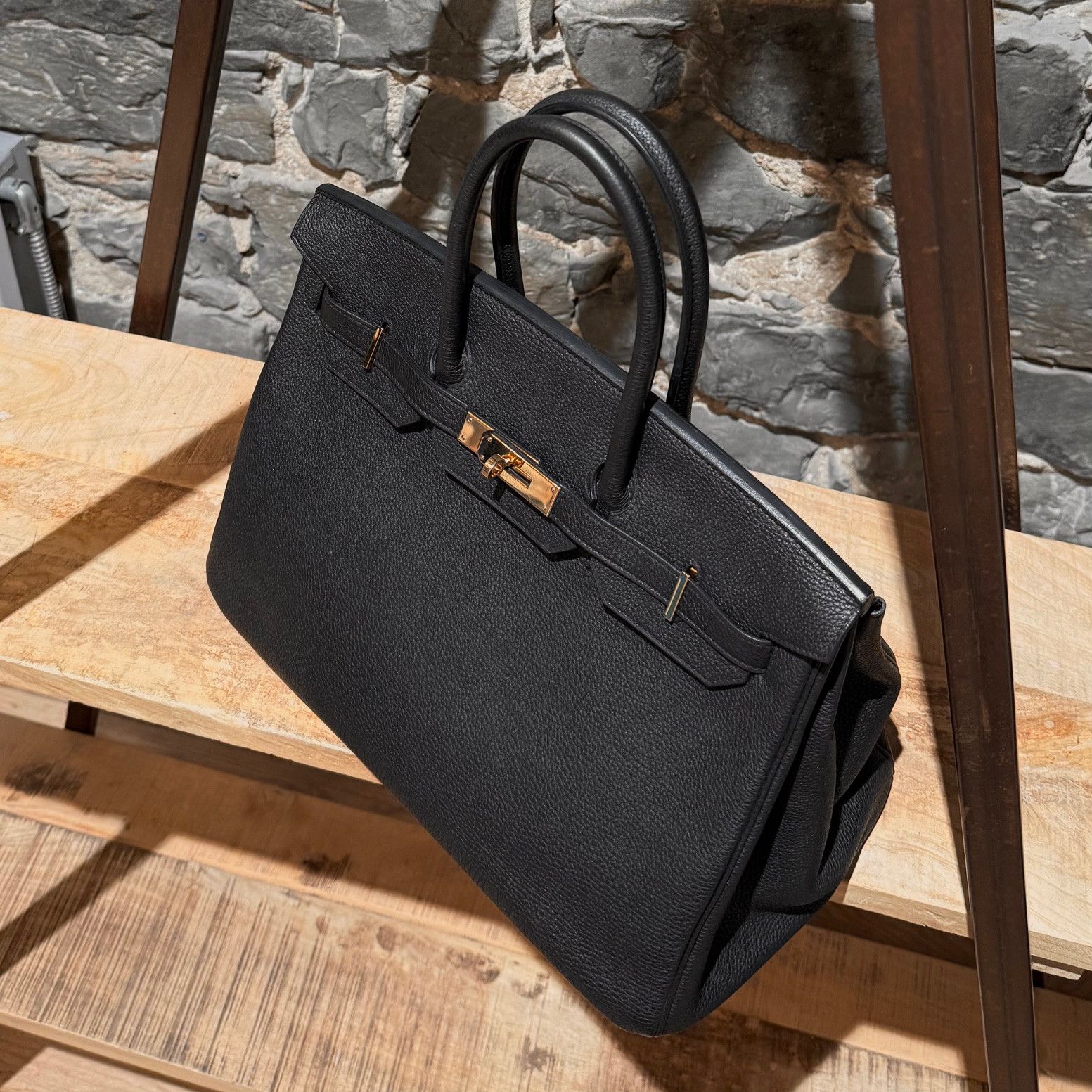 Hermes Hermès 2018 Black Togo Birkin 35 Bag Size ONE SIZE - 7 Thumbnail