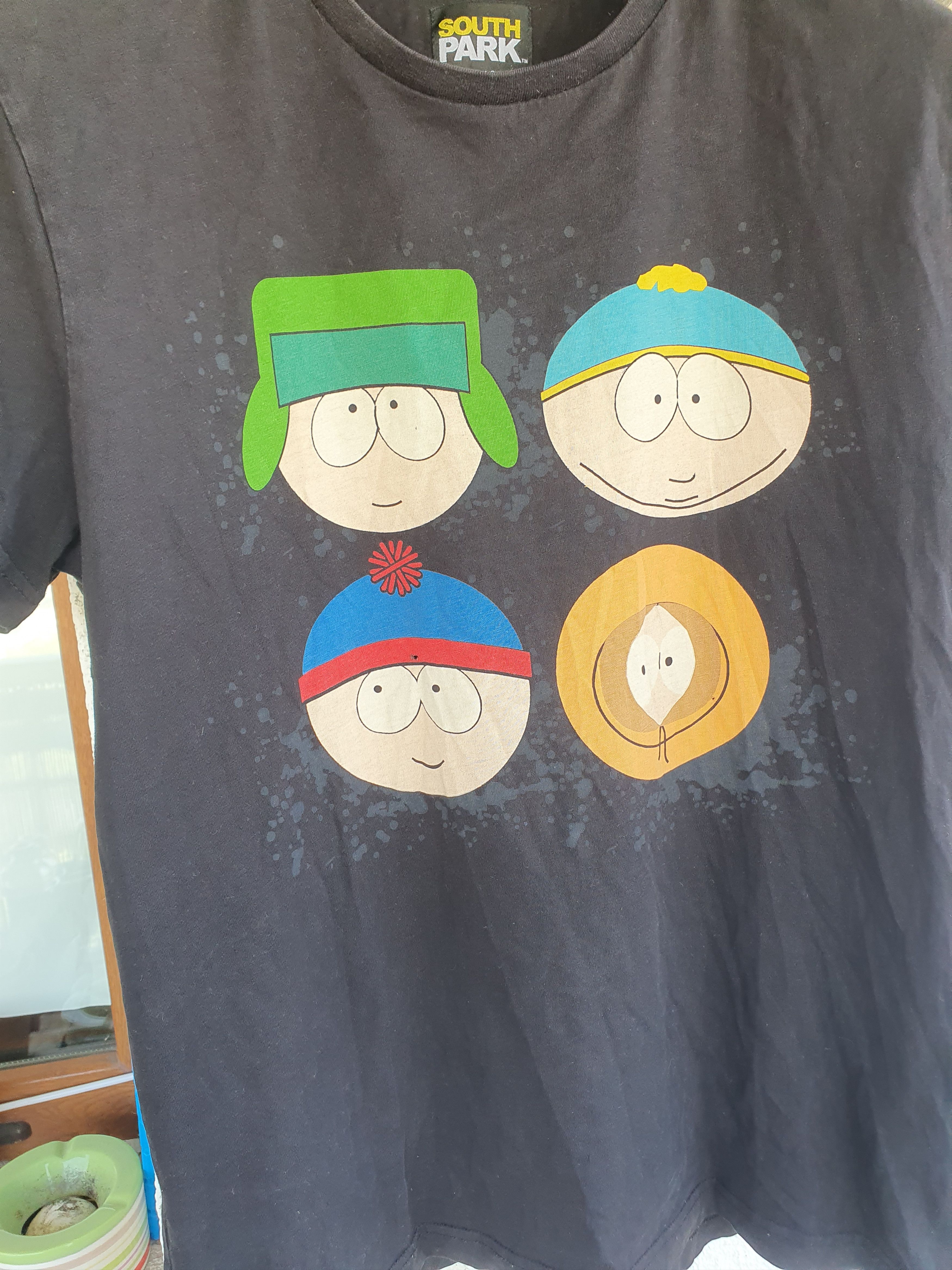 Anime South Park Cartman, Kenny, Kyle & Stan heads 2011 t-shirt Size US L / EU 52-54 / 3 - 7 Thumbnail