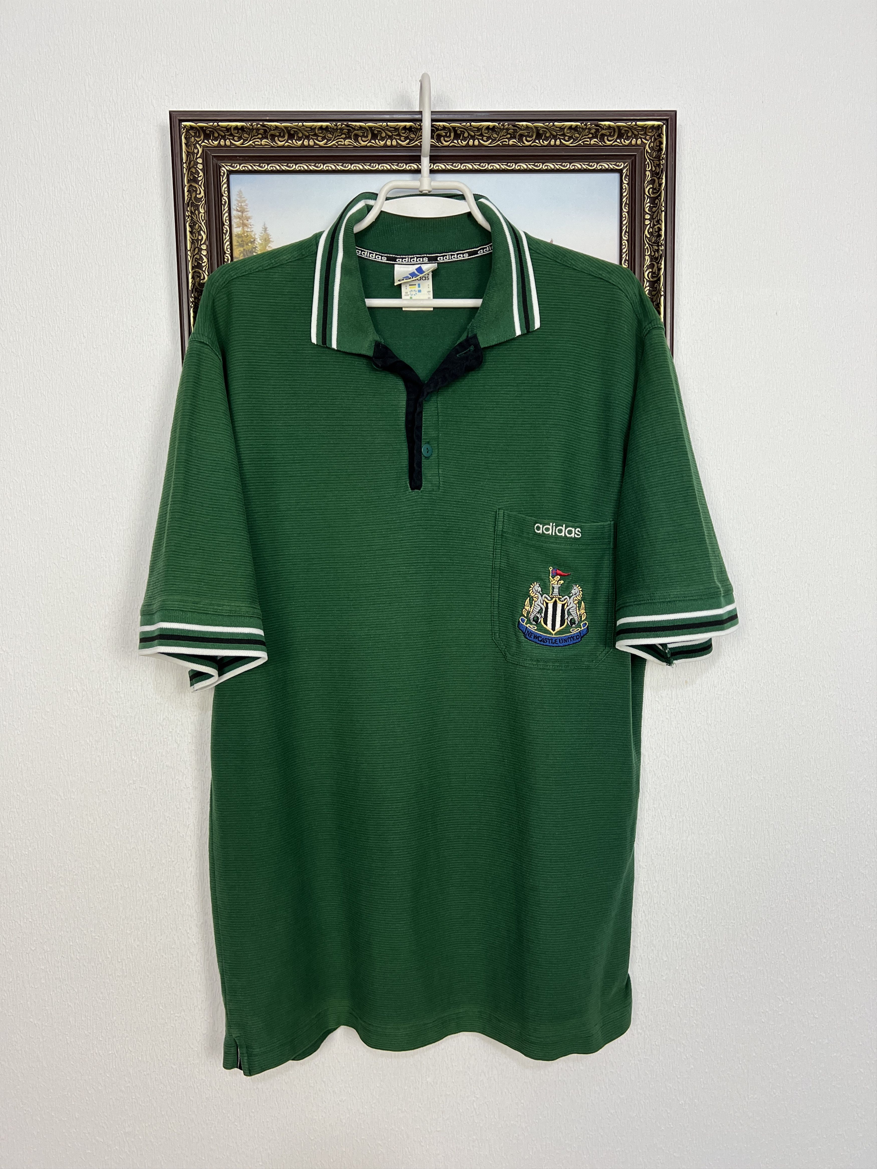 Adidas Newcastle United Football Train Polo Shirt Jersey Trikot Size US L / EU 52-54 / 3 - 1 Thumbnail