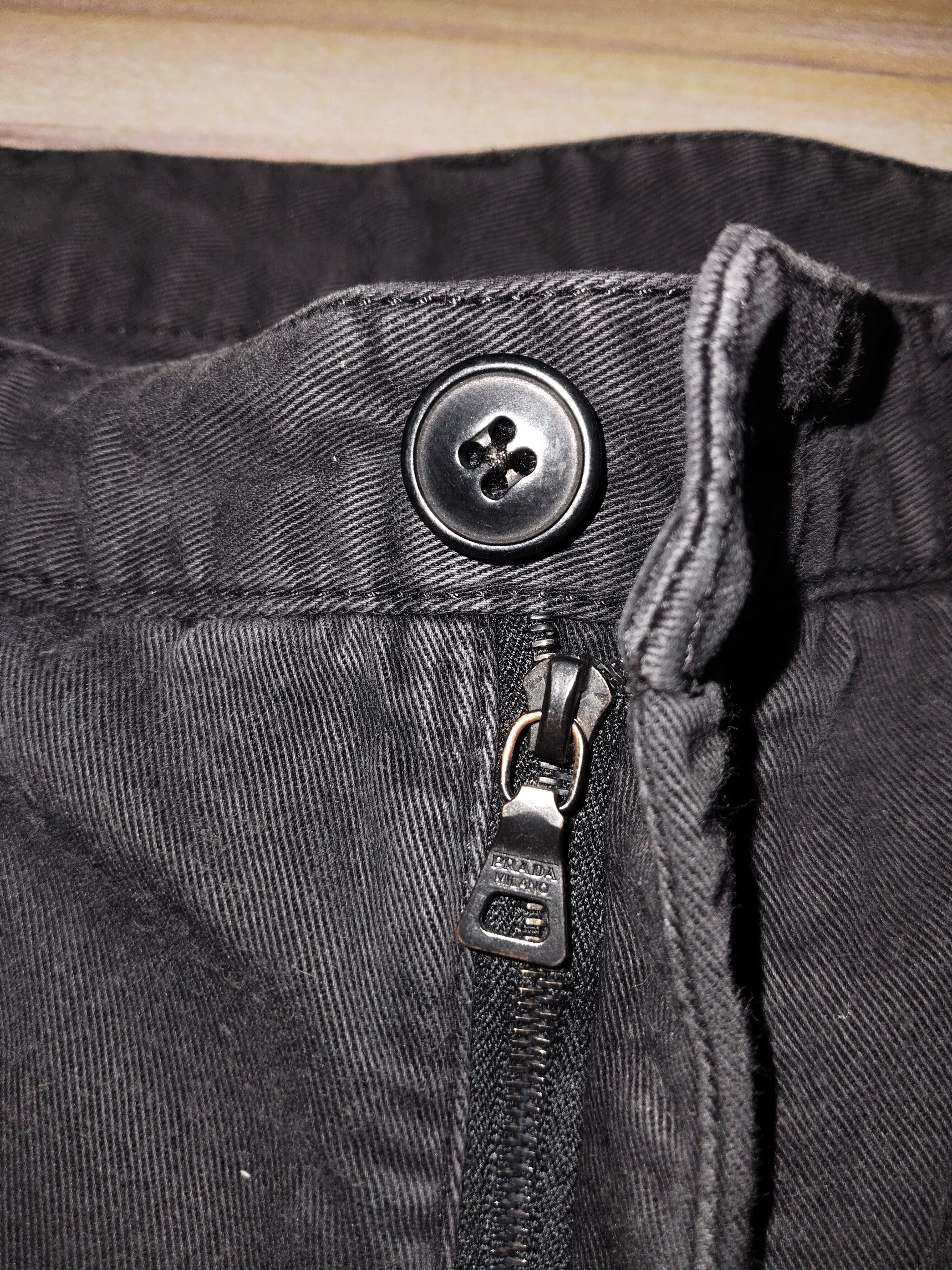 Prada PRADA Black Short Size US 37 - 7 Thumbnail