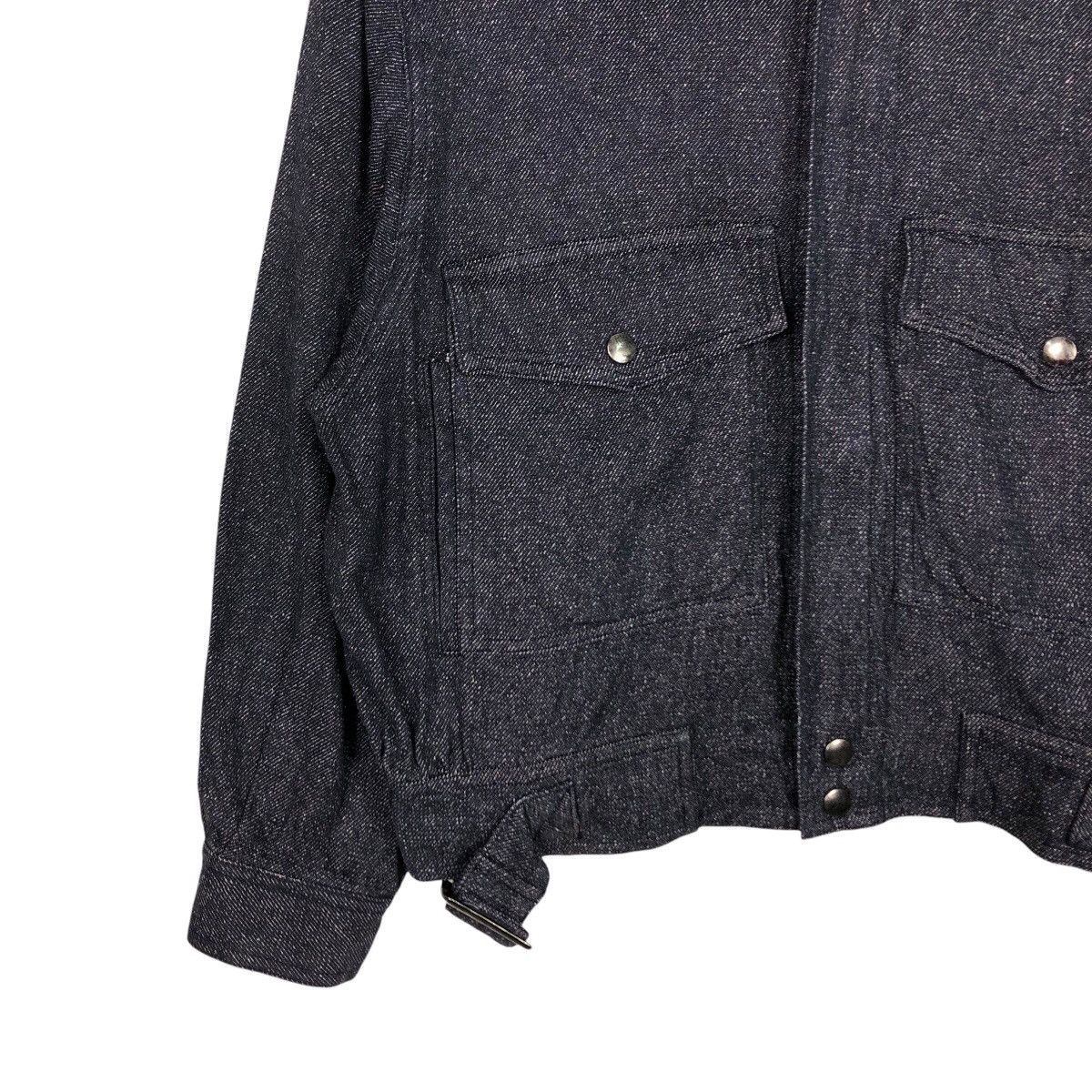 Japanese Brand 📌Vintage Denim Bomber Jacket Mige Parso Issey Miyake Size US M / EU 48-50 / 2 - 5 Thumbnail