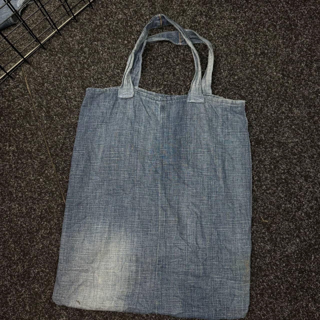 Japanese Brand Vintage Y2k Style Evisu Japanese Crossbody Shoppers Denim 90 Size ONE SIZE - 4 Thumbnail