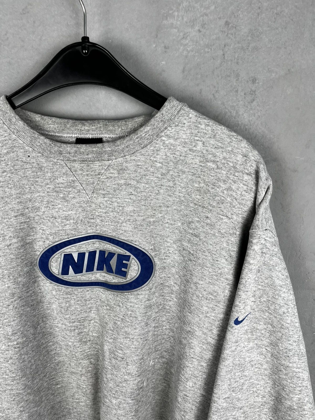 Nike Nike vintage big logo sweatshirt 90s Size US L / EU 52-54 / 3 - 3 Thumbnail