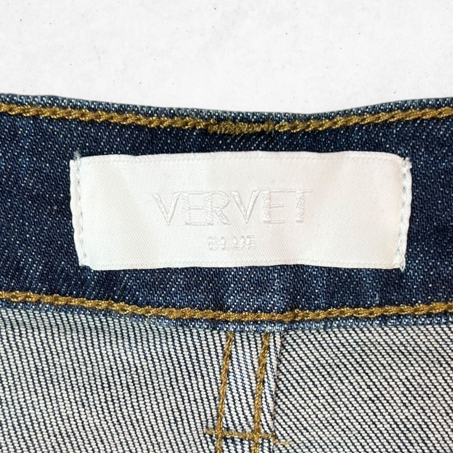 Other Vervet Blue Womens 27 High Rise Slim Distressed Stretch Dark Size 27" / US 4 / IT 40 - 4 Thumbnail