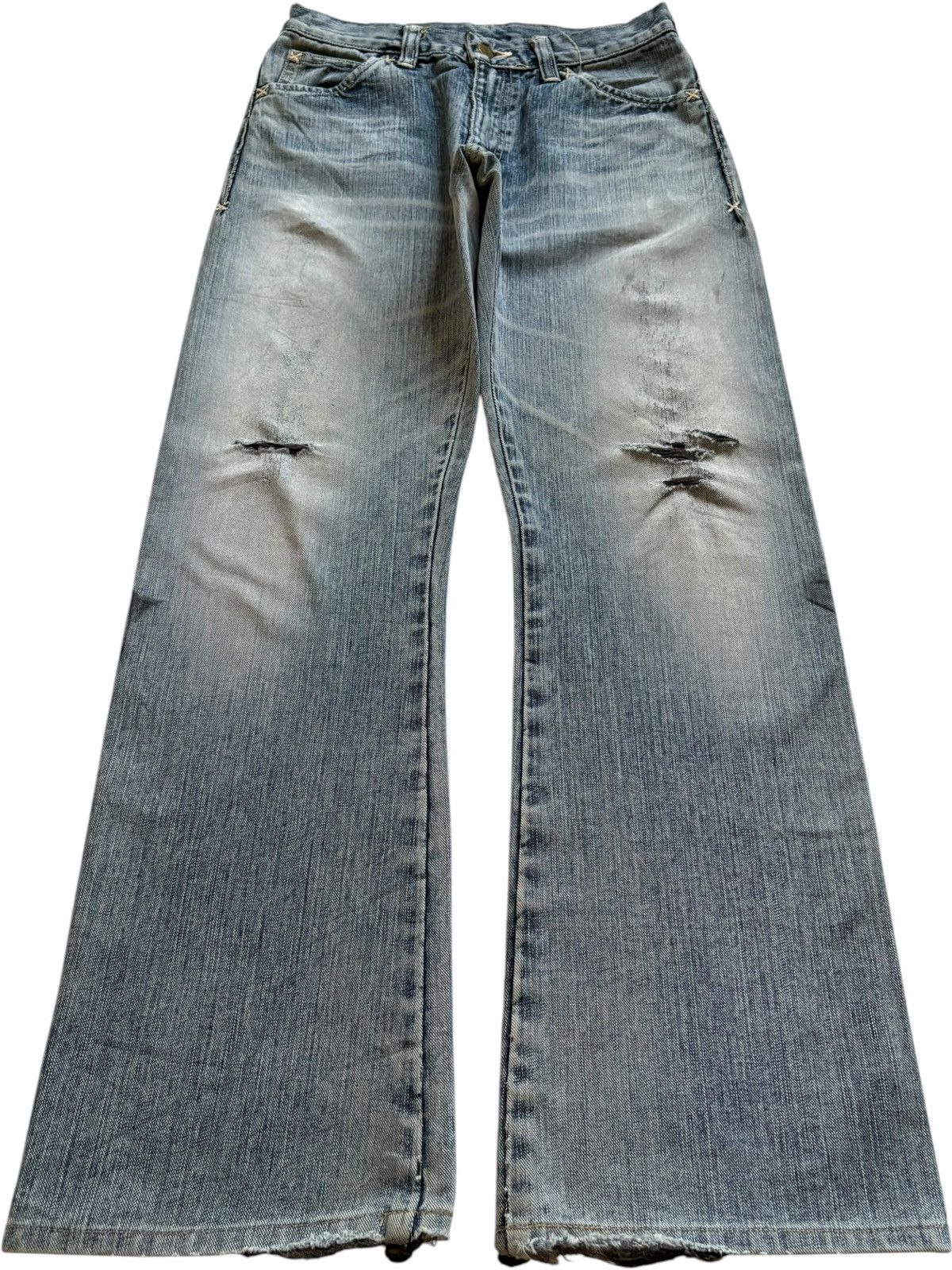 Vintage Japanese Lee Faded Wash Bootcut Flare Jeans