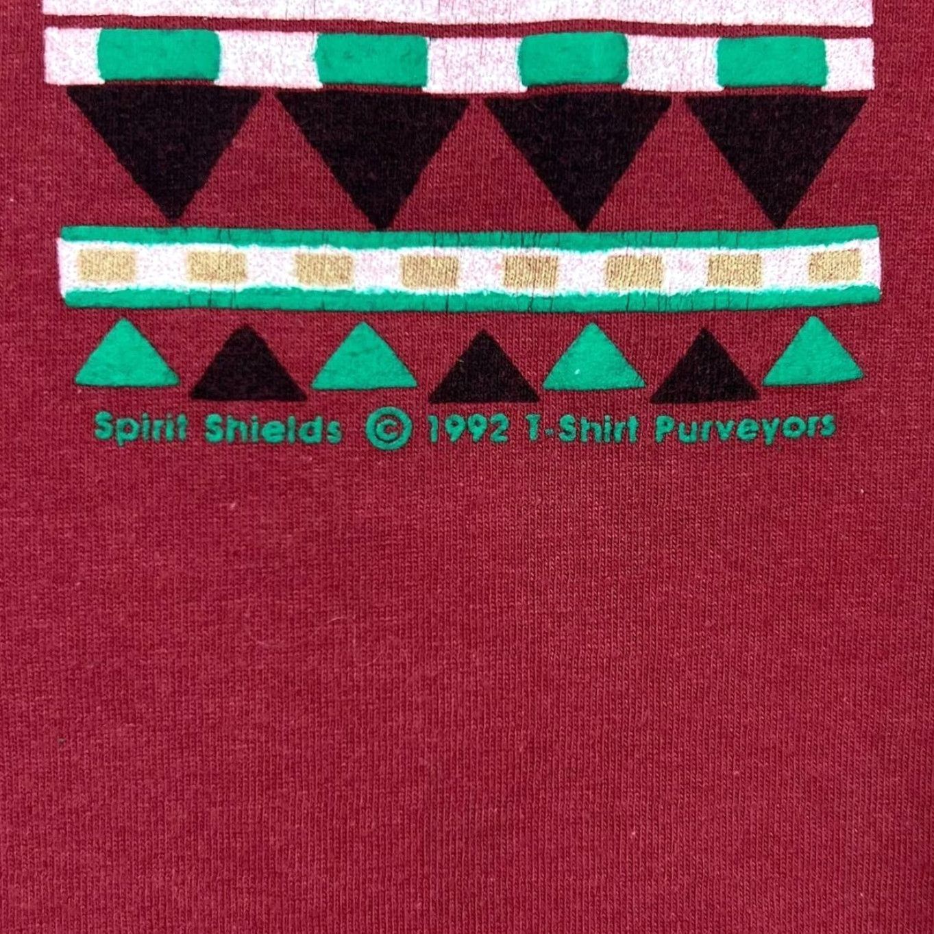 Fruit Of The Loom VINTAGE Fruit of the Loom T-Shirt XL Red Graphic Souvenir Taos 1992 US Made Mens Short Sleeve Round Neck Graphic Print 1990s Size US XL / EU 56 / 4 - 4 Thumbnail