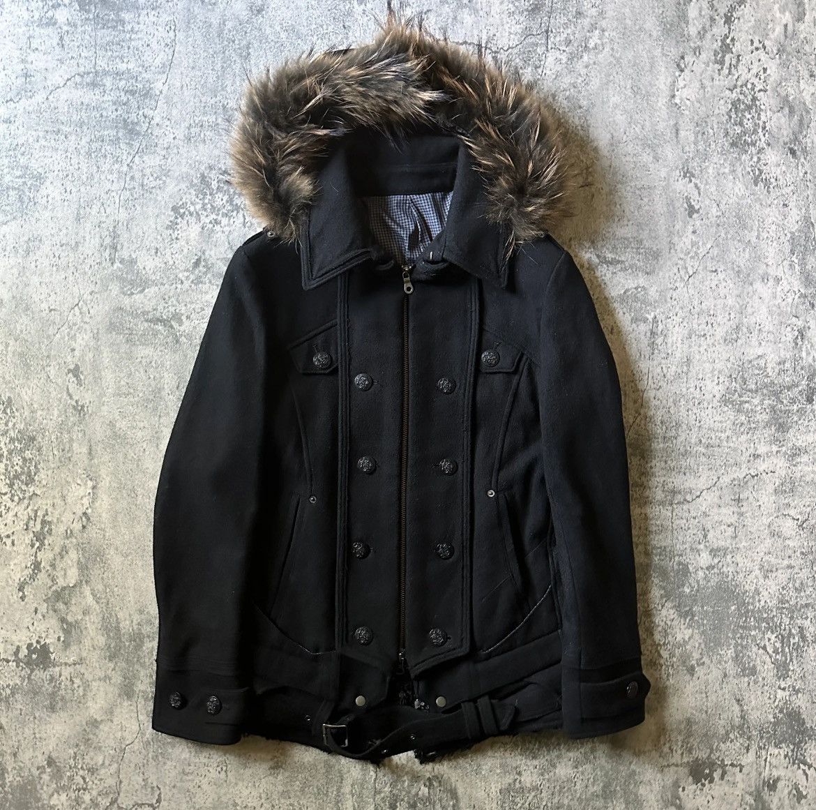 PPFM PPFM Detachable Fur Hoodie Size US M / EU 48-50 / 2 - 1 Preview