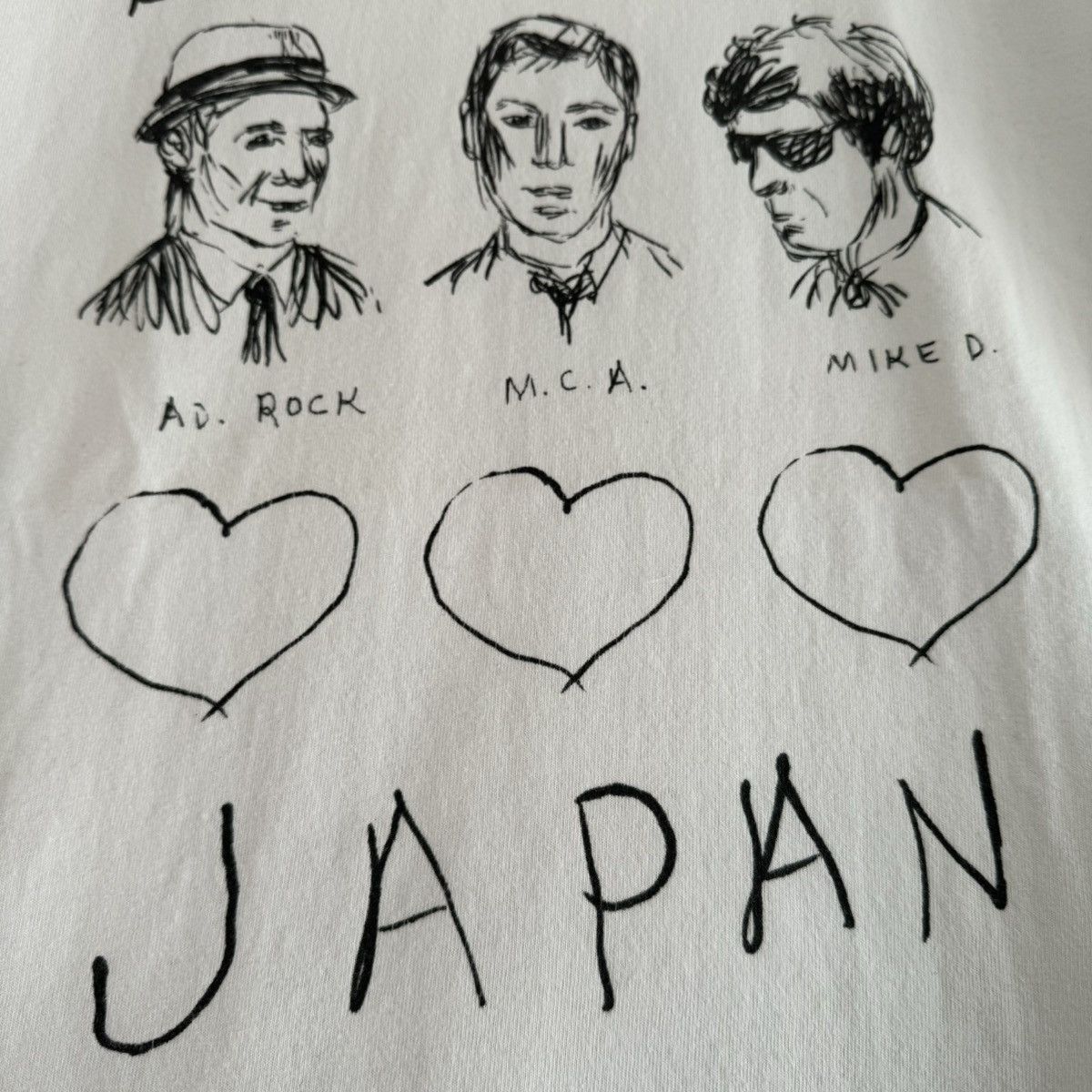 Bape Bape x Beastie Boys Japan Charity Tee Size US M / EU 48-50 / 2 - 4 Thumbnail