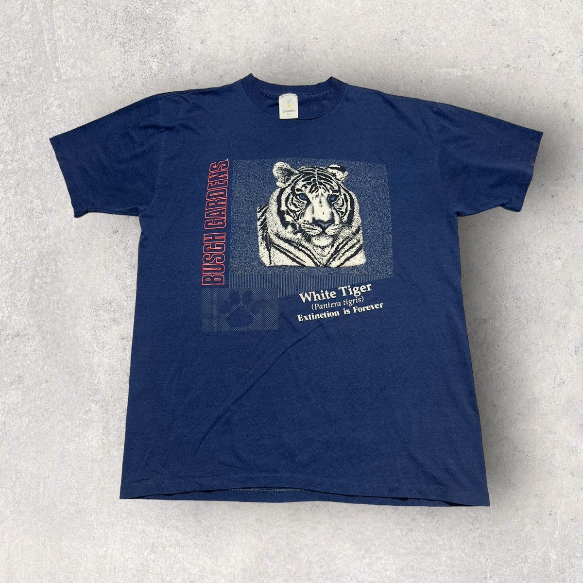 Vintage Vintage White Tiger tee Size US L / EU 52-54 / 3 - 1 Thumbnail
