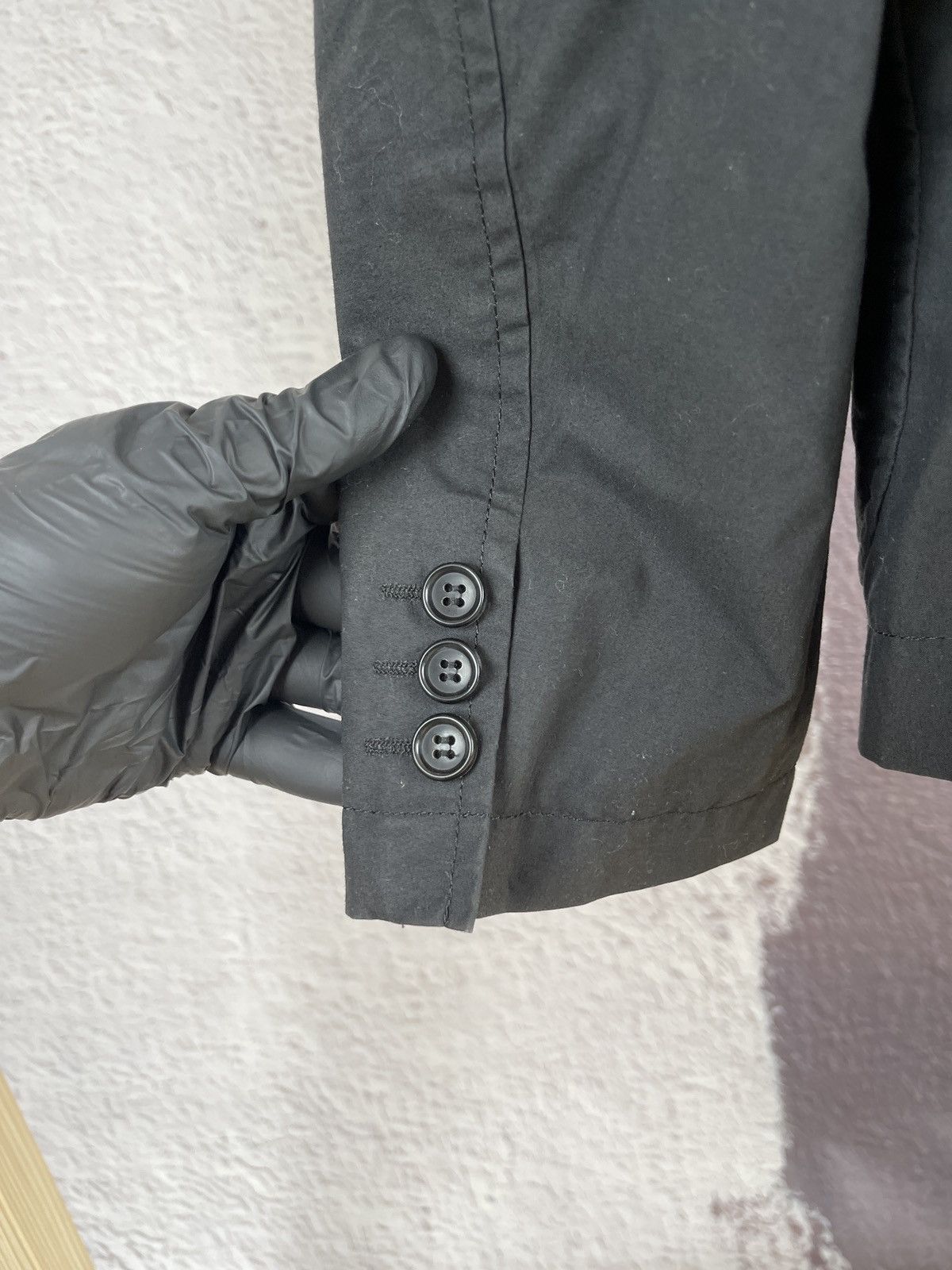 Comme des Garcons Comme des Garçons Homme 10SS black patched style blazer Size 38R - 9 Thumbnail