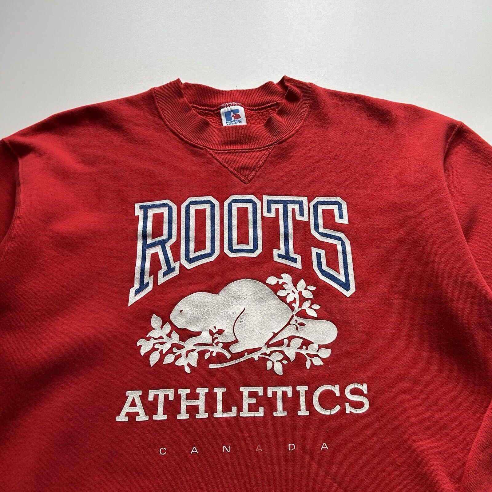 Roots Vintage 1990s Roots Athletics Canada Graphic Crewneck Large Size US L / EU 52-54 / 3 - 2 Thumbnail