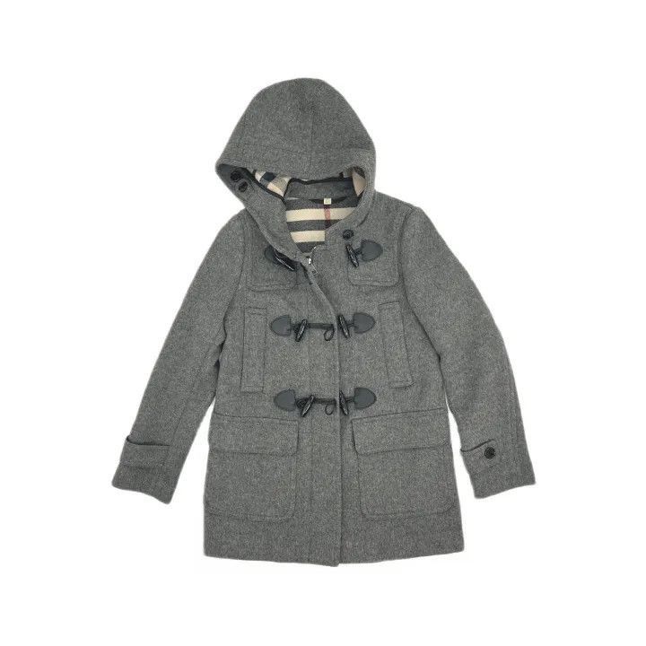 Burberry Burberry Burberry Hooded Duffle Coat in Gray-2507 Size US S / EU 44-46 / 1 - 2 Thumbnail