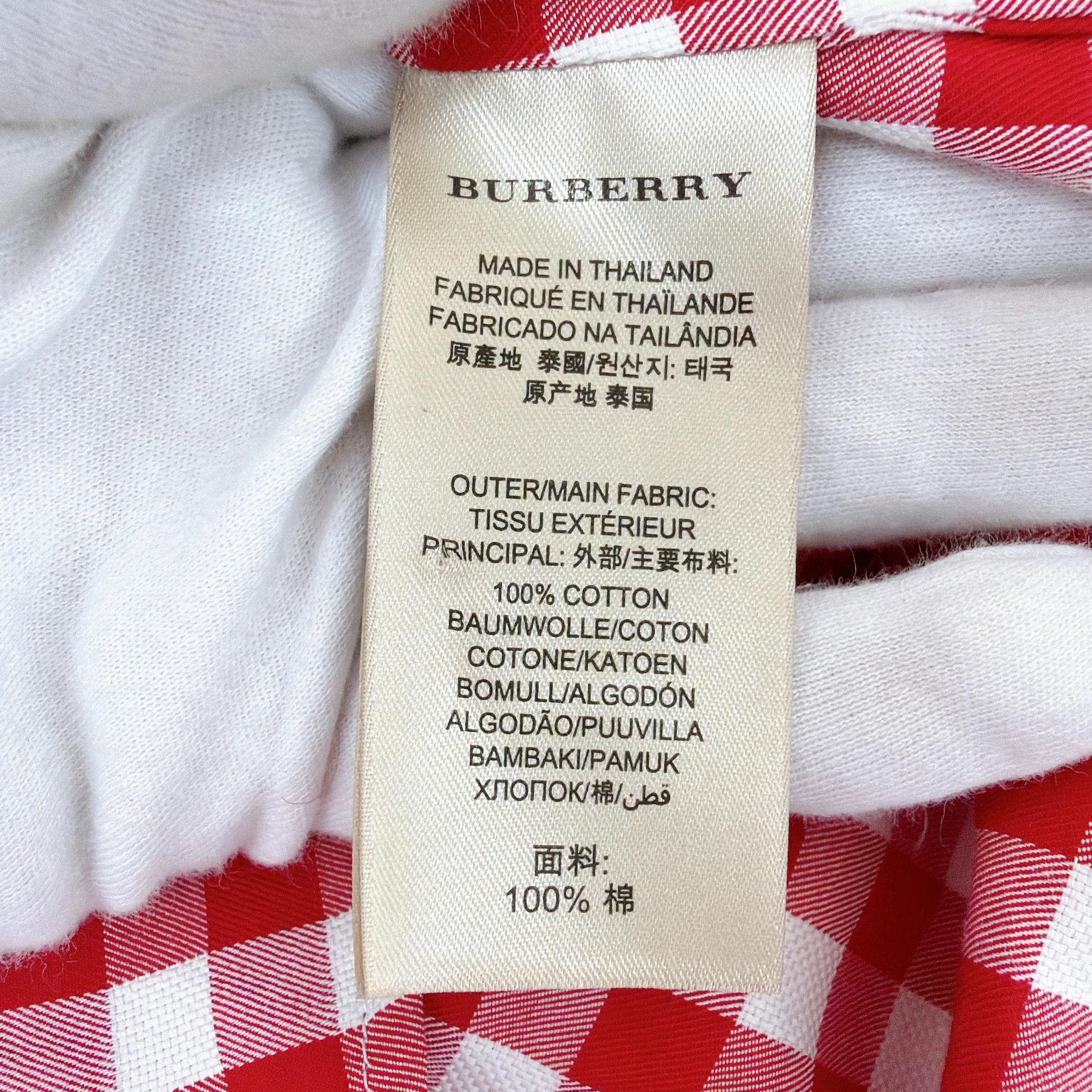 Burberry Burberry Pink Check Shirt XS Size XS / US 0-2 / IT 36-38 - 8 Thumbnail