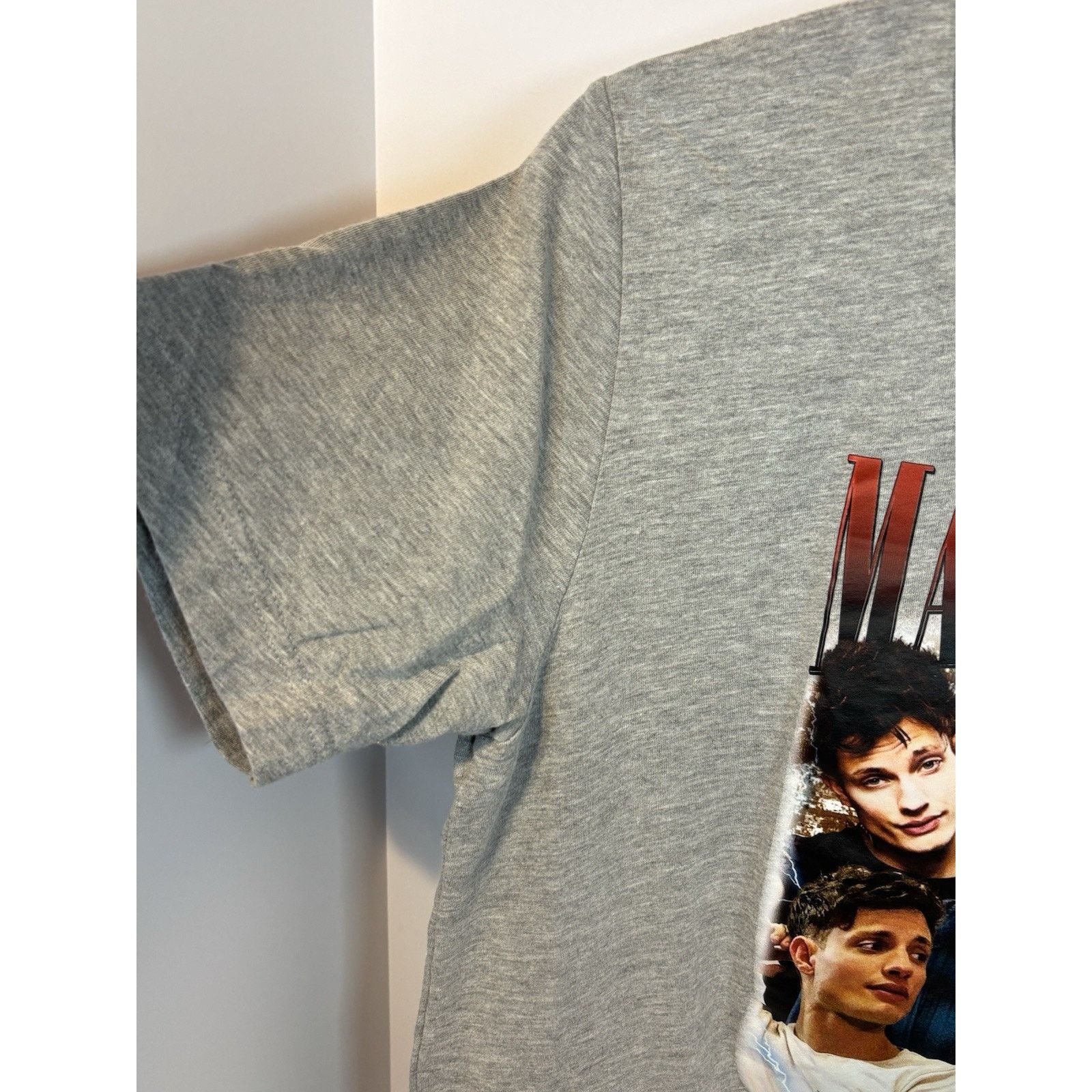 Canvas Matt Rife Print T-Shirt Gray Unisex Size Medium Size US M / EU 48-50 / 2 - 6 Thumbnail