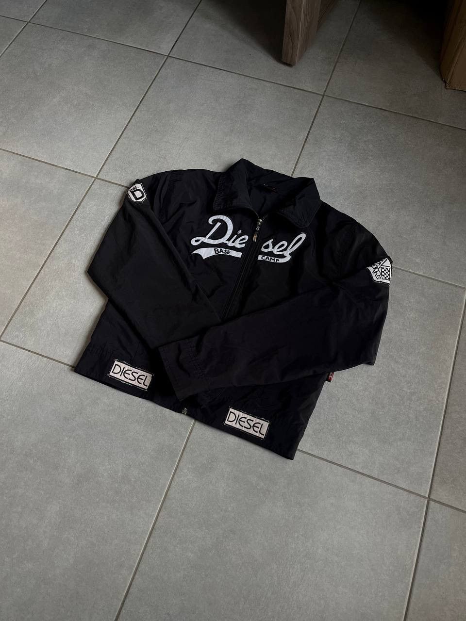 Diesel × Vintage Diesel black nylon harigton big patch logo Size US M / EU 48-50 / 2 - 3 Thumbnail