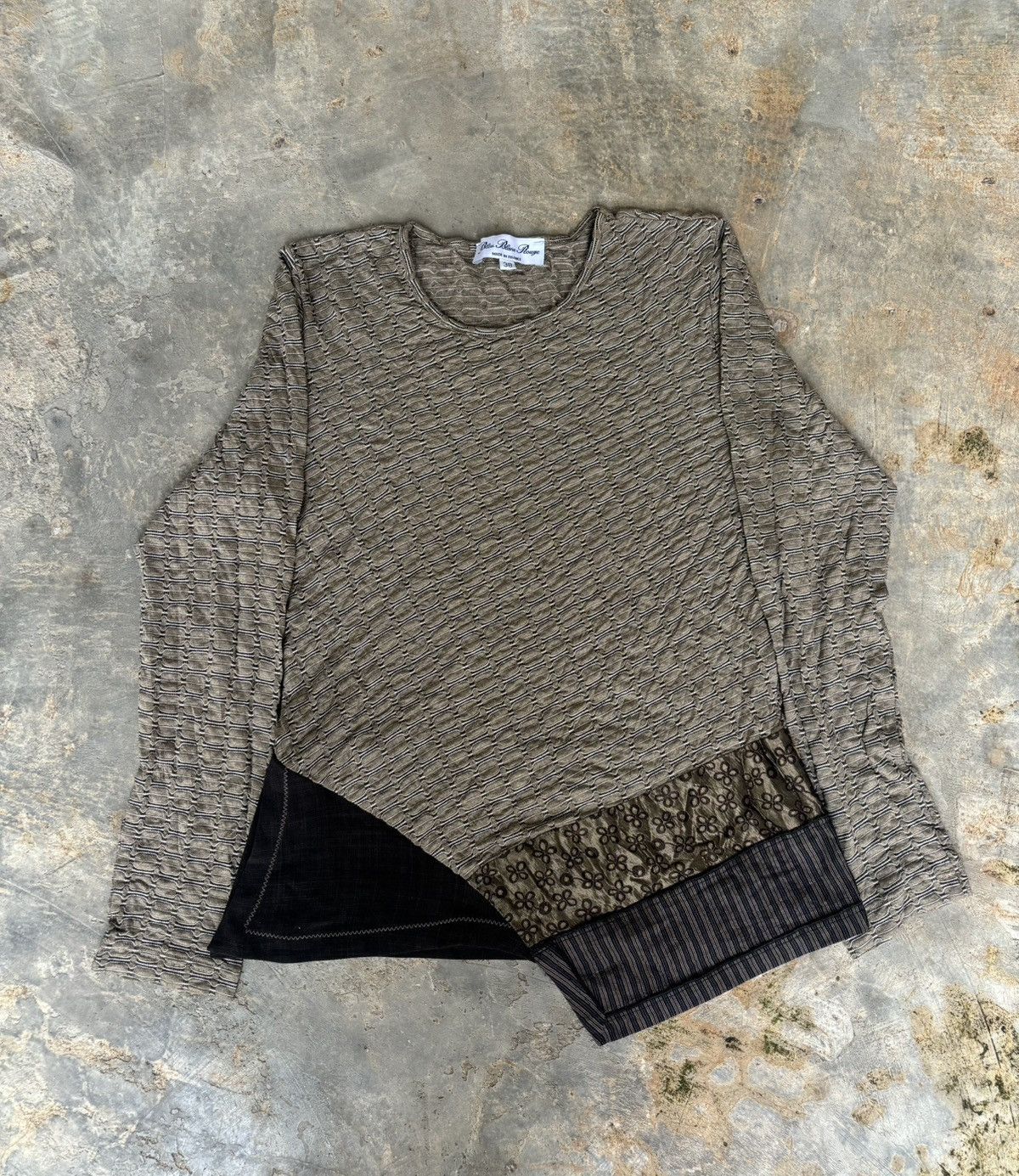 Issey Miyake Blue Blanc Rouge made in France Longsleeve Size XS / US 0-2 / IT 36-38 - 1 Thumbnail