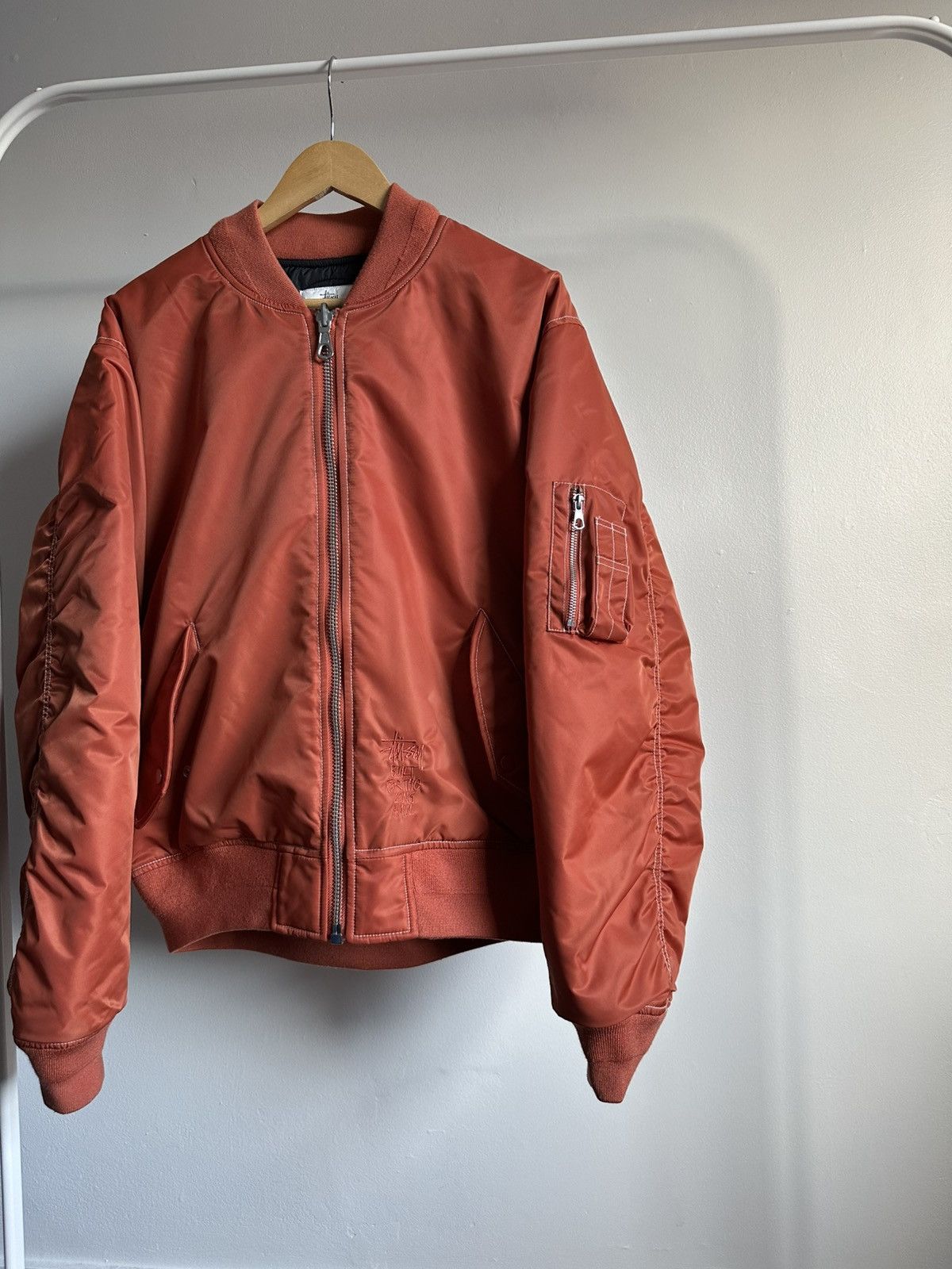 Stussy Stussy Built Reversible Bomber Jacket Navy-Black Large Size US L / EU 52-54 / 3 - 7 Thumbnail
