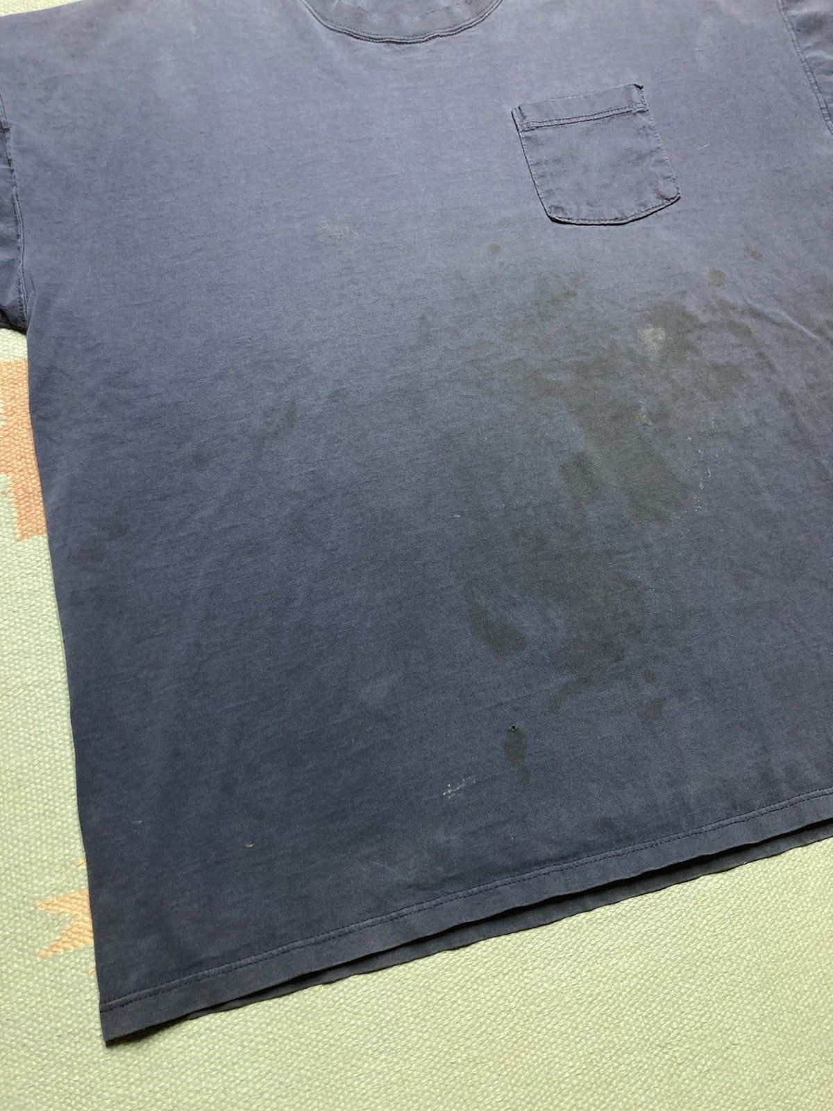Russell Athletic × Vintage Russell athletic pocket t shirt blank grunge cotton boxy XL Size US XL / EU 56 / 4 - 3 Thumbnail