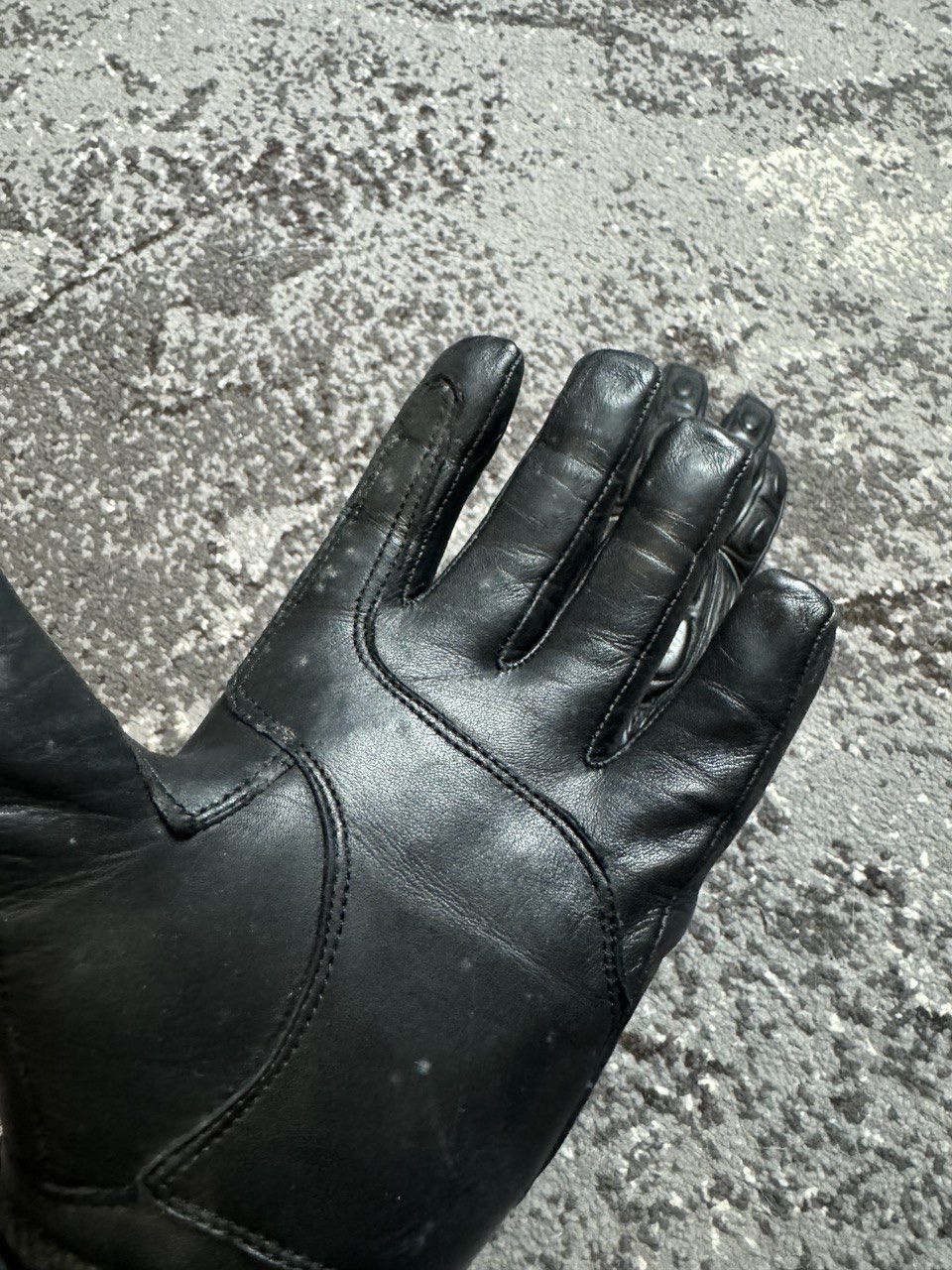 Leather × Vintage Vintage Y2K Leather Motorcycle Opium Owens Style Gloves Size ONE SIZE - 4 Thumbnail