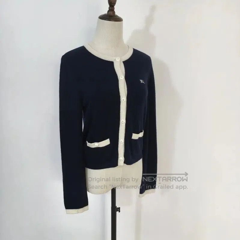 Burberry Burberry Knitted Wool Blend Long Sleeve Cardigan. Size M / US 6-8 / IT 42-44 - 3 Thumbnail