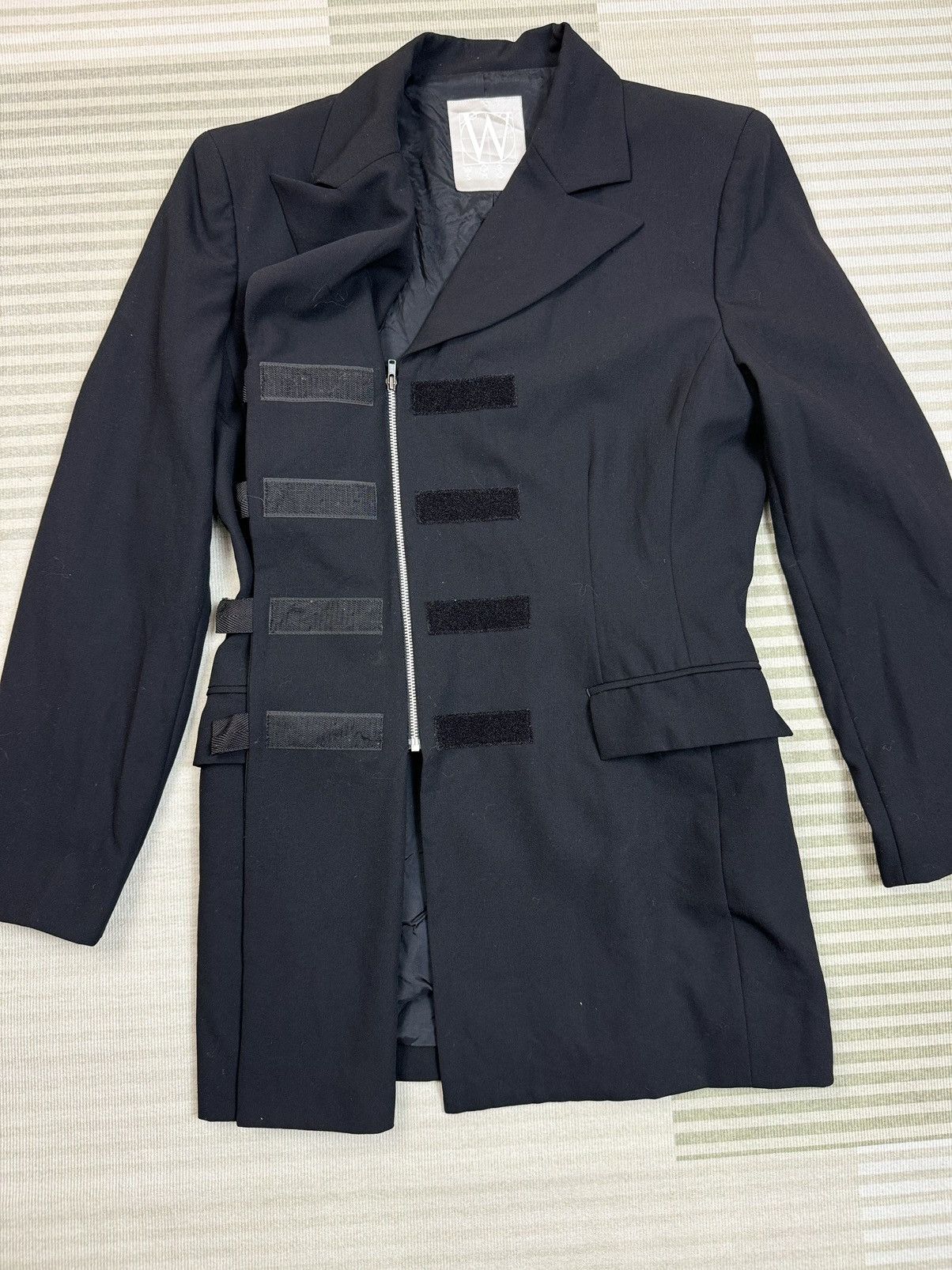 Yohji Yamamoto WorkShop By Yohji Yamamoto Women Blazer Size 36S - 5 Thumbnail
