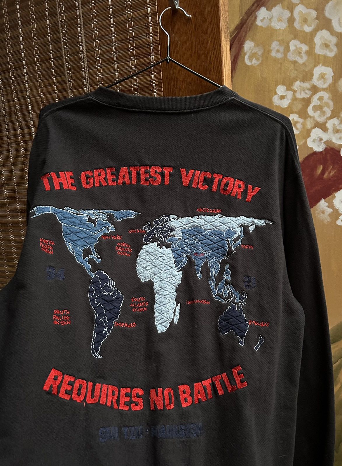 Maharishi Maharishi The Art Of War Sun Tzu Embroidered Sweatshirt Size US M / EU 48-50 / 2 - 4 Thumbnail