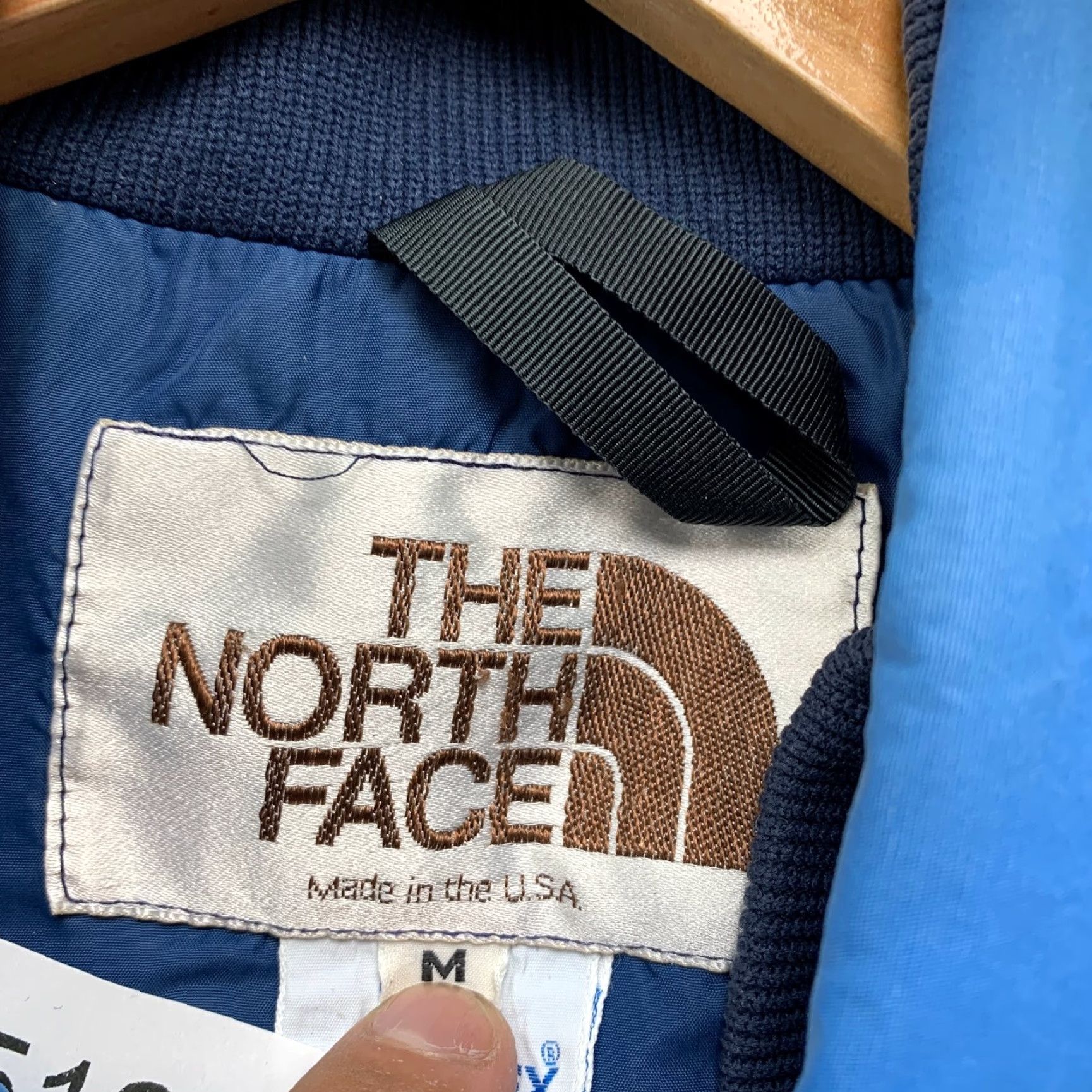 The North Face VINTAGE The North Face Gore Tex Jacket Mens M Blue Hooded Zip Made USA Jacket Size US M / EU 48-50 / 2 - 5 Thumbnail