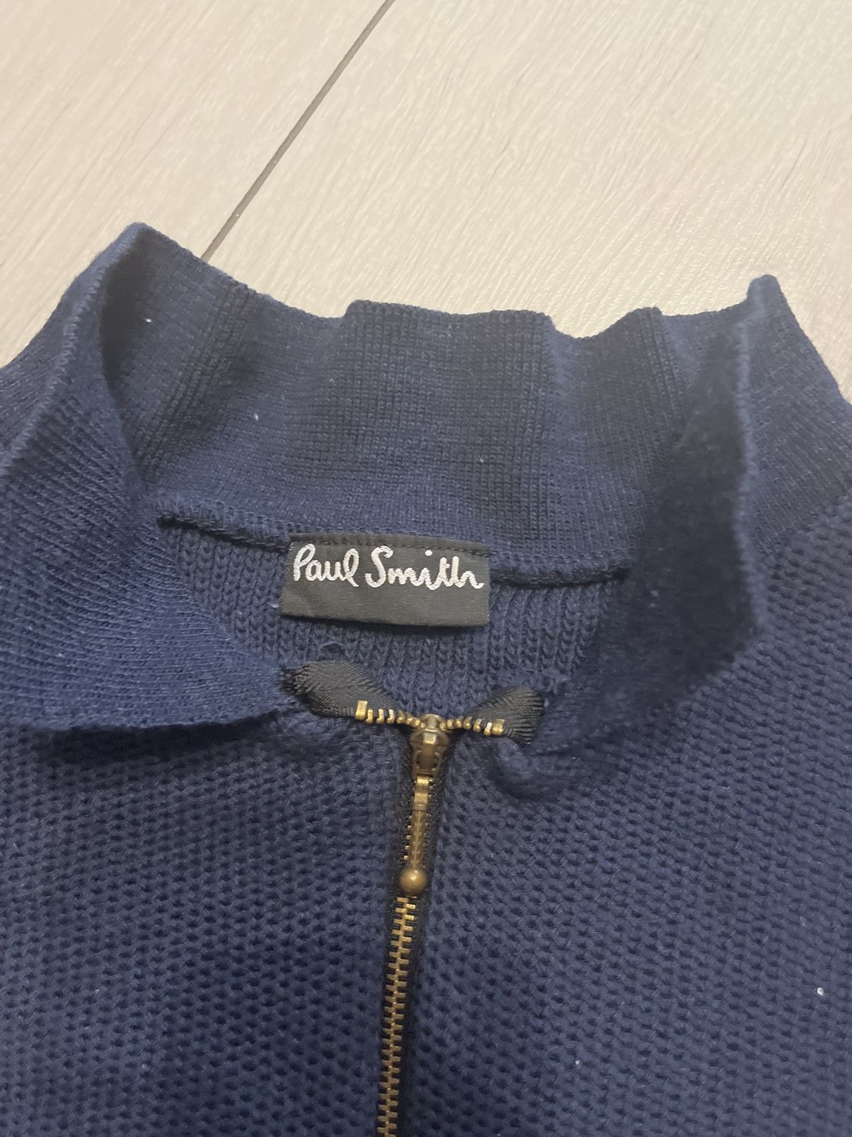Paul Smith Paul smith polos 1/4 zip jumper logo size XLarge Size US XL / EU 56 / 4 - 4 Thumbnail