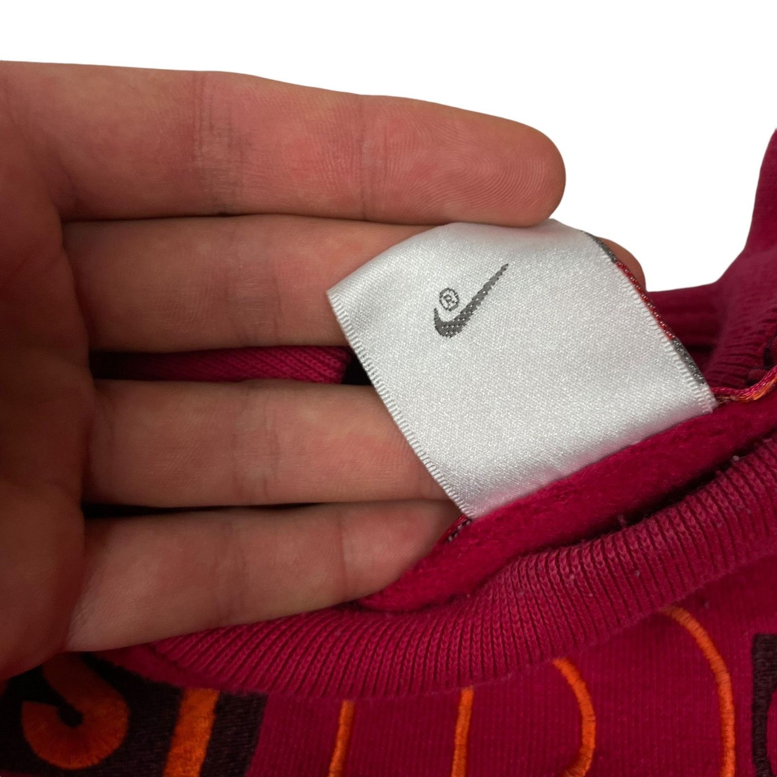 Nike × Vintage Vintage Nike Men's Red Swoosh Just Do It Sweatshirt Large Size US L / EU 52-54 / 3 - 9 Thumbnail