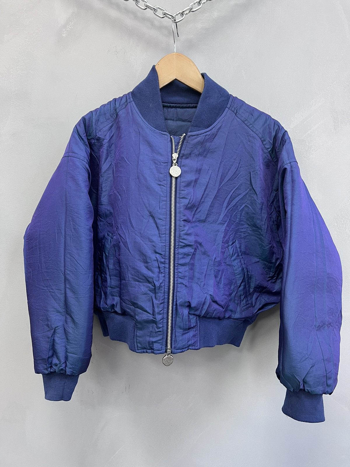 Issey Miyake × Japanese Brand × Vintage NYLON LAUTREMONT REVERSIBLE BOMBER JPG STYLE Y2K Size US M / EU 48-50 / 2 - 15 Thumbnail