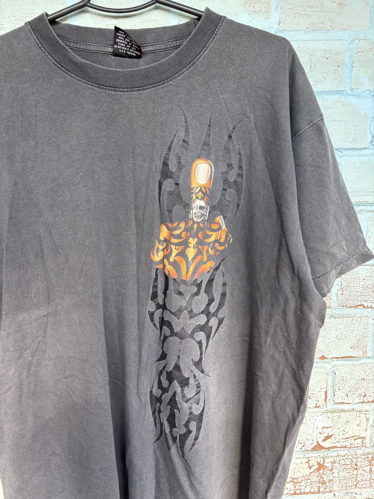 Vintage y2k jnco style avant garde t-shirt tribal streetwear usa Size US XL / EU 56 / 4 - 3 Thumbnail