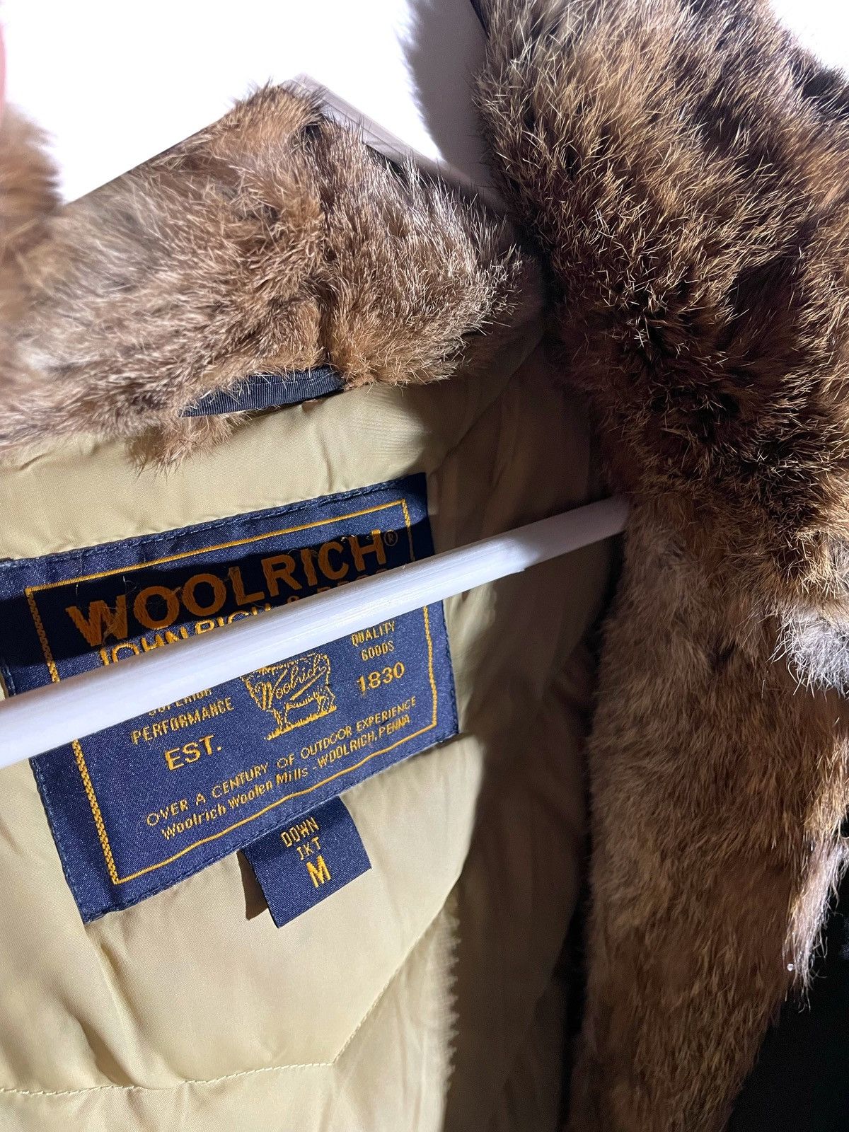 Woolrich Woolen Mills Woolrich Women Parka With Rabbit Fur Coat Down Jacket Size M Size M / US 6-8 / IT 42-44 - 8 Thumbnail