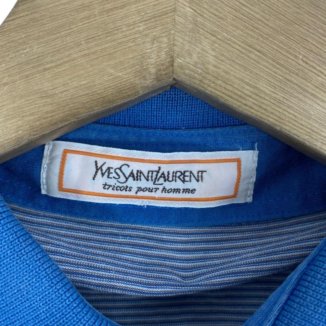 Yves Saint Laurent Vintage YSL Yves Saint Laurent Pour Homme Stripes Pocket Size US L / EU 52-54 / 3 - 5 Thumbnail