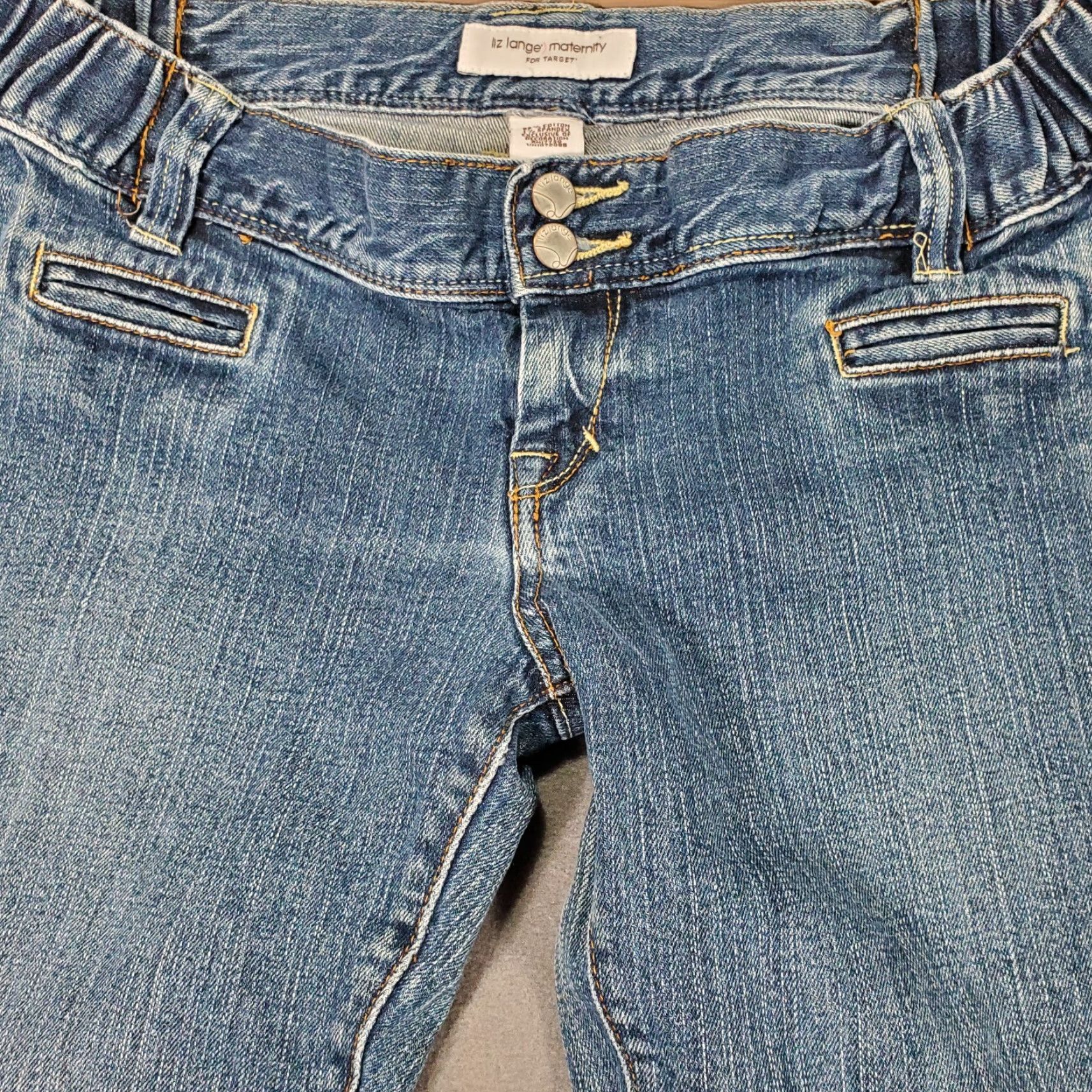 Vintage Liz Lange Misses Maternity Jeans Size 2 Pants Straight Size 26" / US 2 / IT 38 - 3 Thumbnail