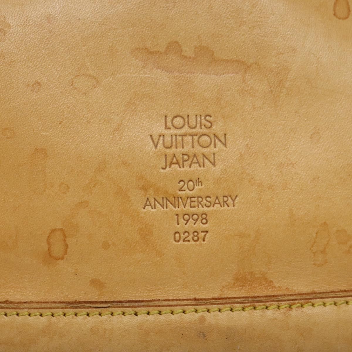 Louis Vuitton LOUIS VUITTON Nomad Leather Bucket PM Shoulder Bag Beige Size ONE SIZE - 10 Thumbnail