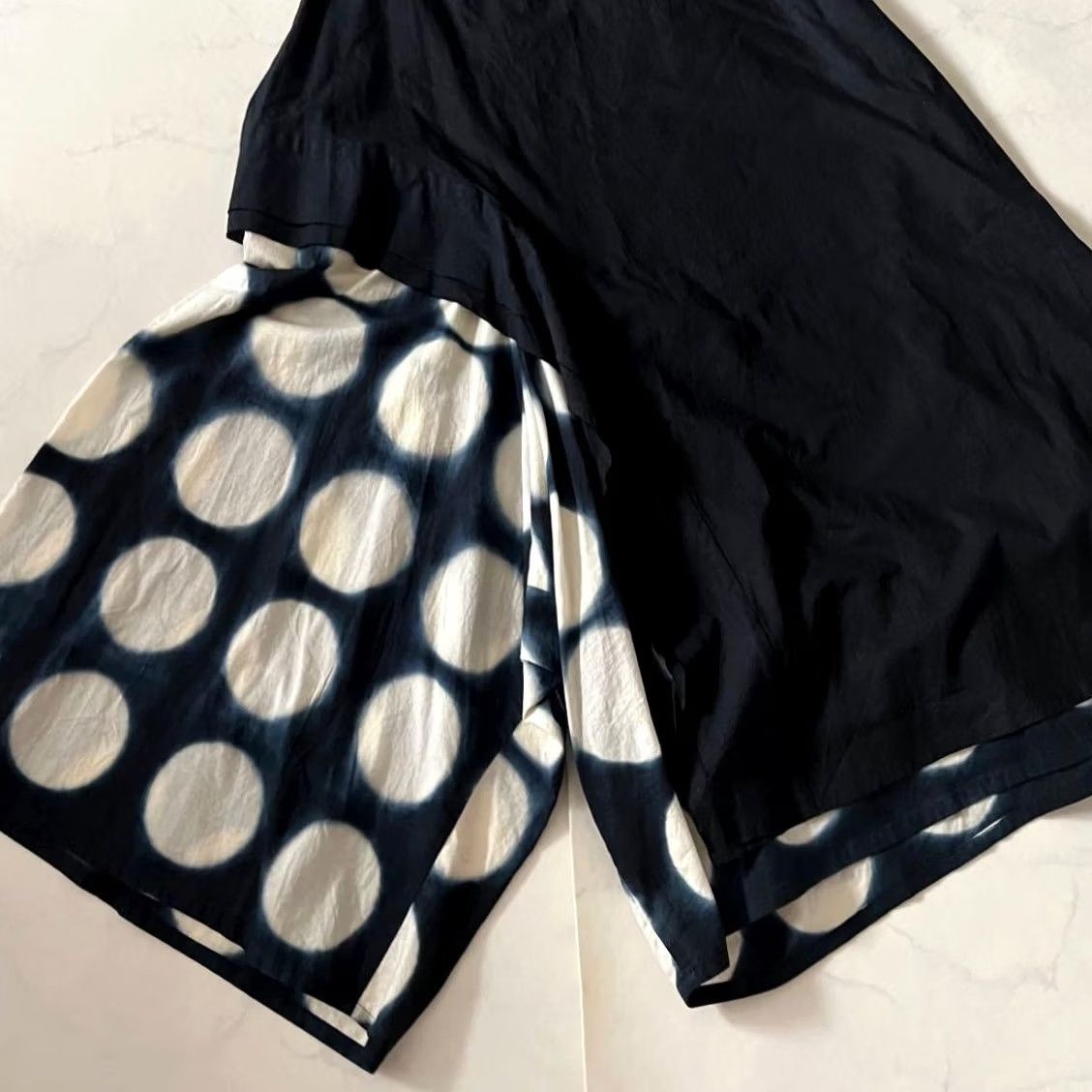 Yohji Yamamoto YOHJI YAMAMOTO HAREM PANTS MEN COLOR BLACK MATERIAL COTTON SIZE S USED Size US 29 - 3 Thumbnail
