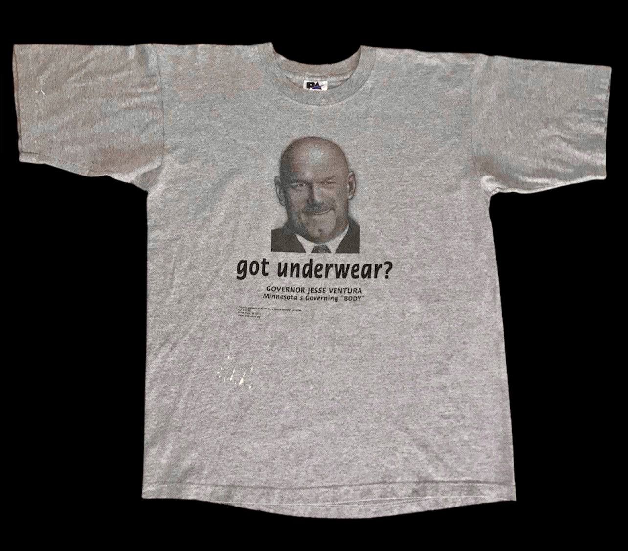 Vintage Vintage got under wear? JESSE VENTURA Tee wrestling Size US XL / EU 56 / 4 - 1 Thumbnail