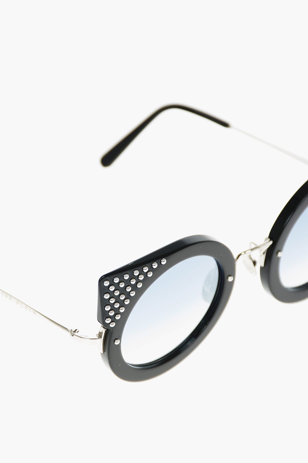 Philipp Plein og1mm0824 Size: OS / Cat-Eye Sunglasses With Studs in Black Size ONE SIZE - 4 Thumbnail