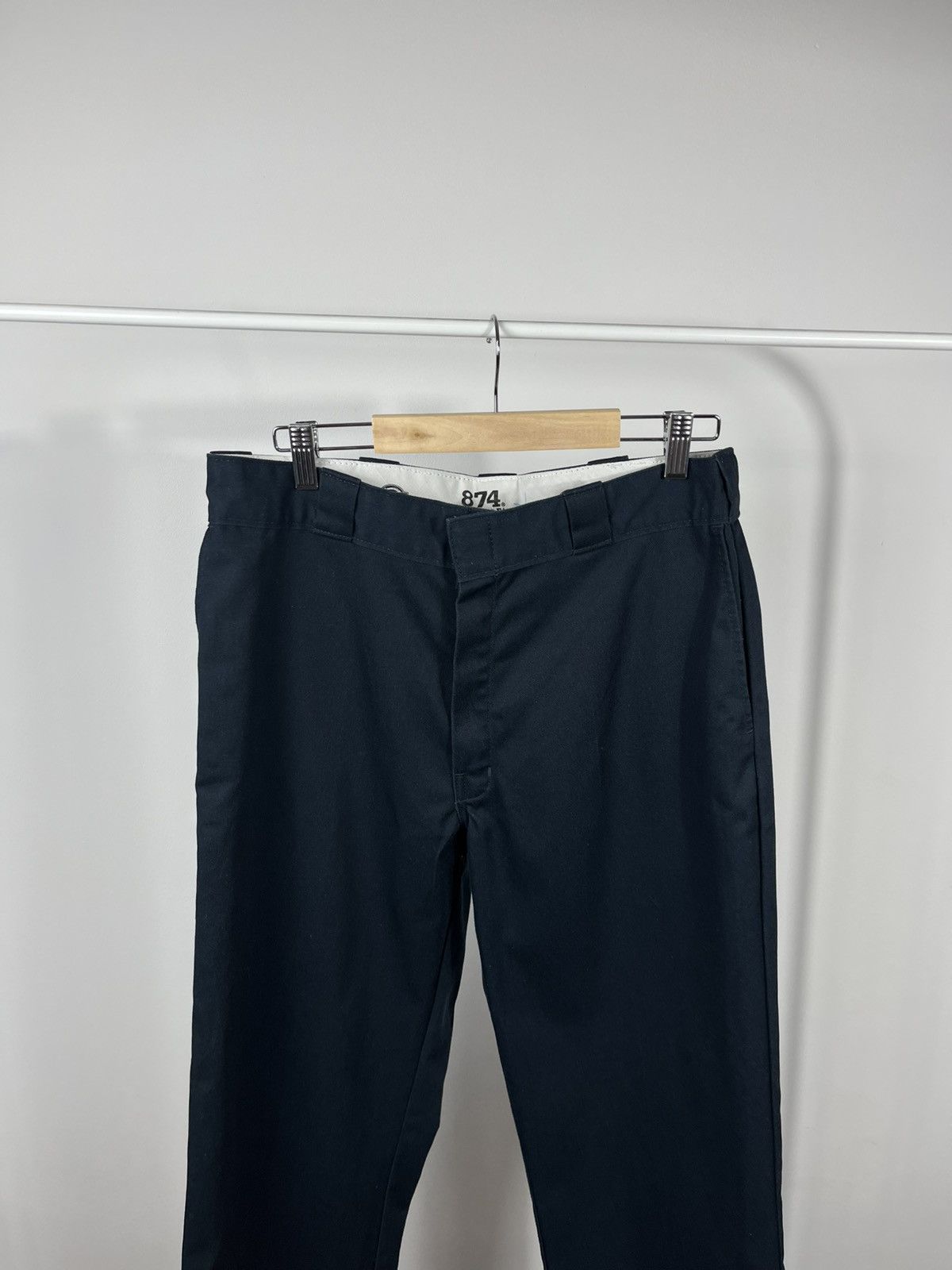 Dickies Dickies 874 Work Pants Navy Blue Straight Fit Classic Style Size US 32 / EU 48 - 7 Thumbnail