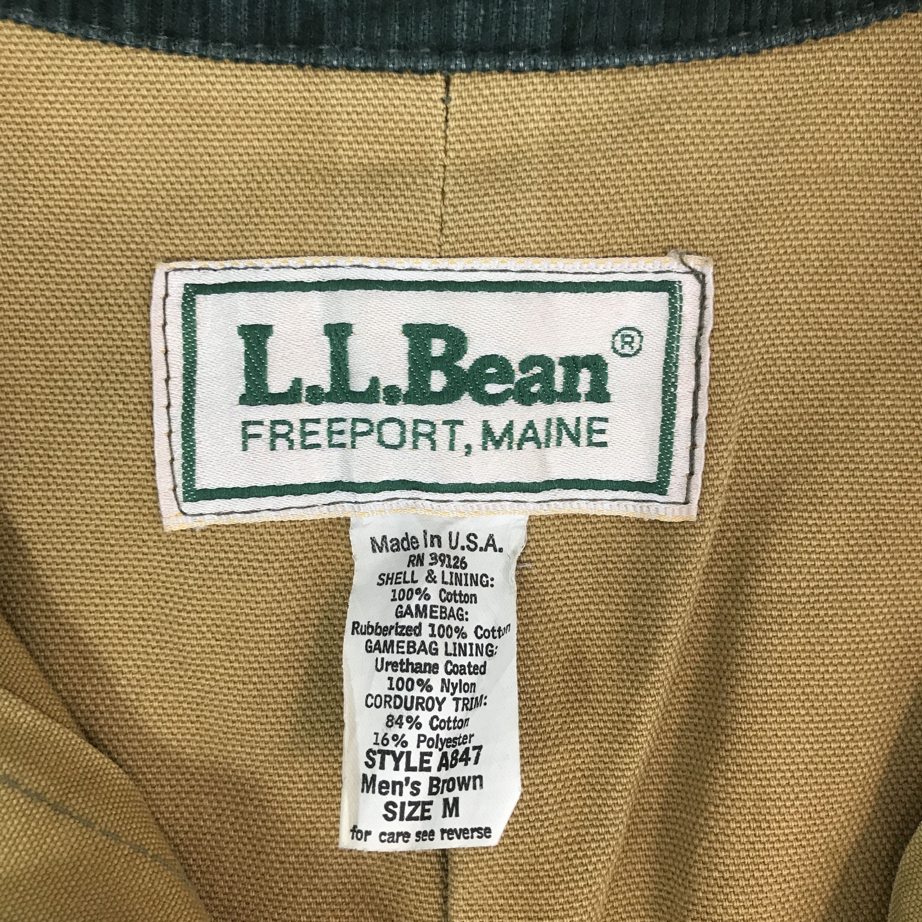 L.L. Bean Vintage LL Bean Freeport,Maine Chore Faded Jacket Size US M / EU 48-50 / 2 - 8 Thumbnail