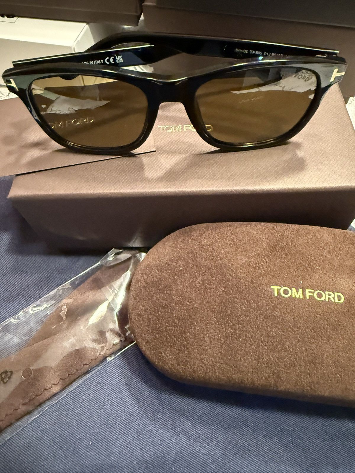 Tom Ford Tom Ford Women’s Black Sunglasses Size ONE SIZE - 1 Thumbnail