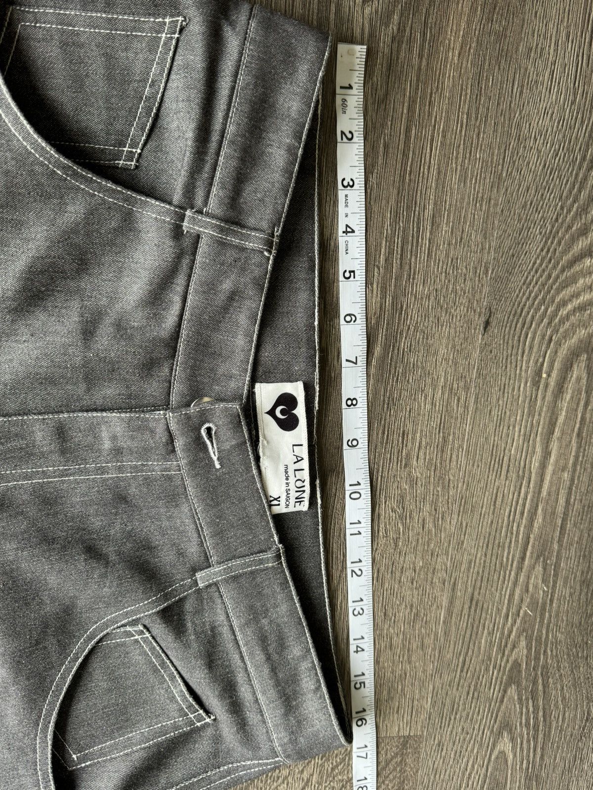 Designer Lalune Calypso Baggy Cargo Jeans Size US 34 / EU 50 - 6 Thumbnail