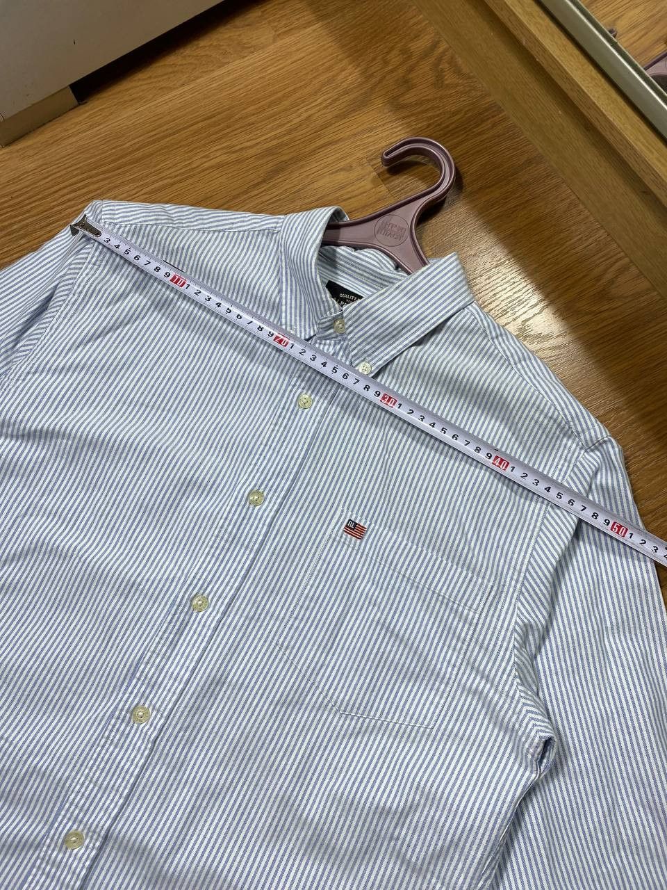 Polo Ralph Lauren × Ralph Lauren × Vintage Polo Ralph Lauren Vintage Mens Long Sleeve Striped Shirt Size US M / EU 48-50 / 2 - 2 Thumbnail